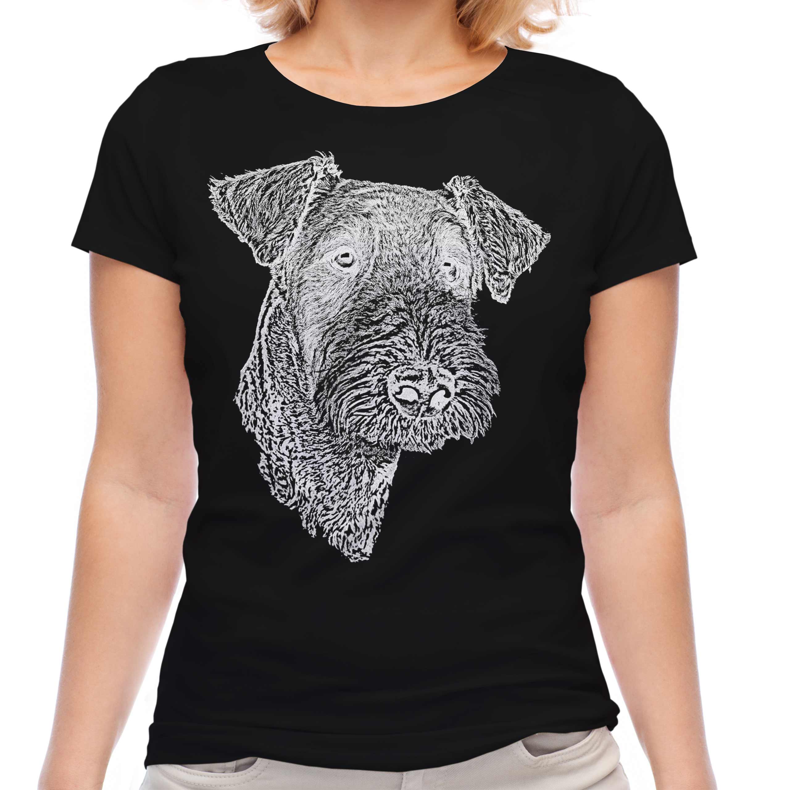 Personalized Gift For Her Unisex Graphic Tee Custom Dog Mom Shirt Airedale Terrier Dog Breed Bingley Terrier Airedale Mom