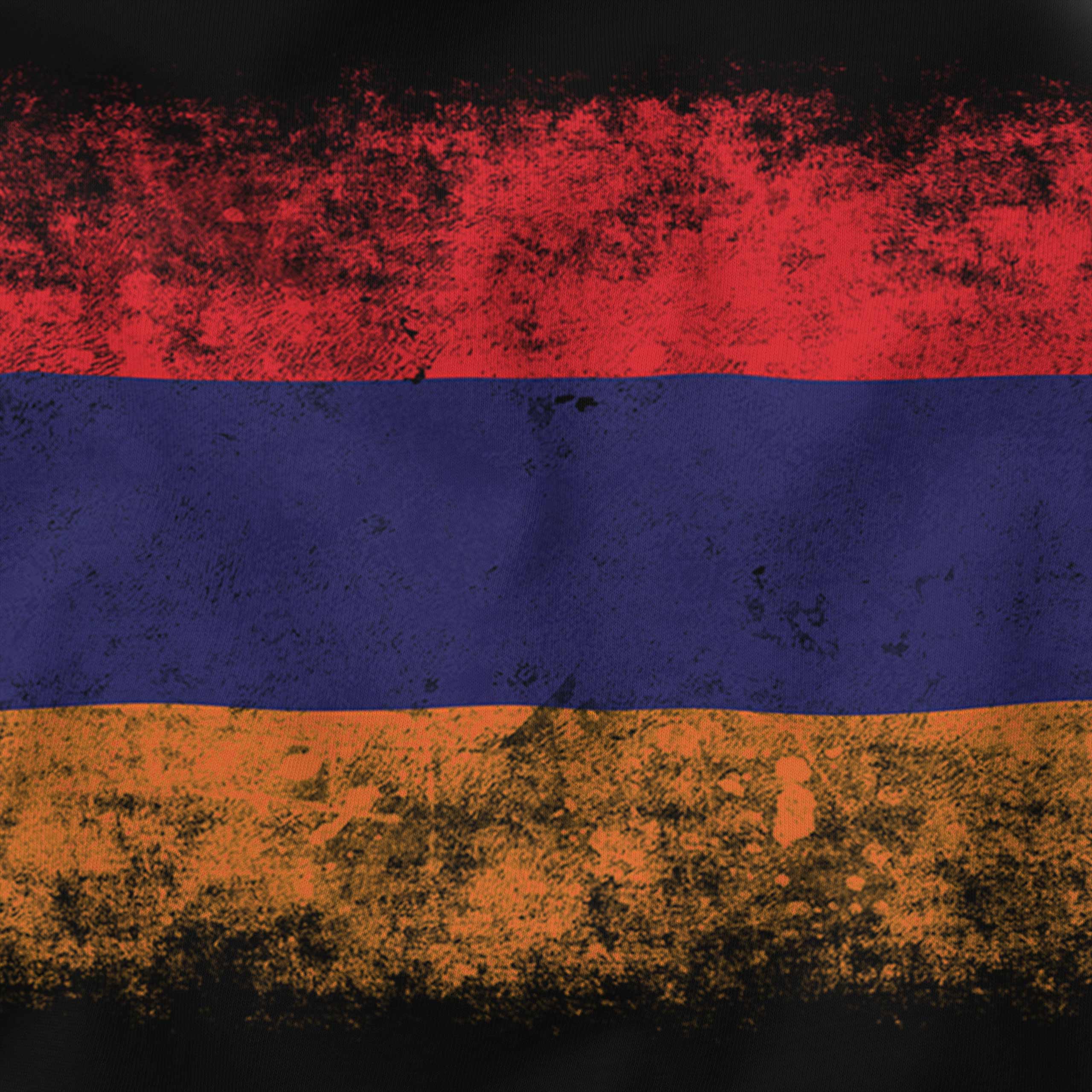 ARMENIA DISTRESSED FLAG MENS T-SHIRT TOP HAYASTÁN FOOTBALL ARMENIAN GIFT SHIRT - Picture 9 of 21