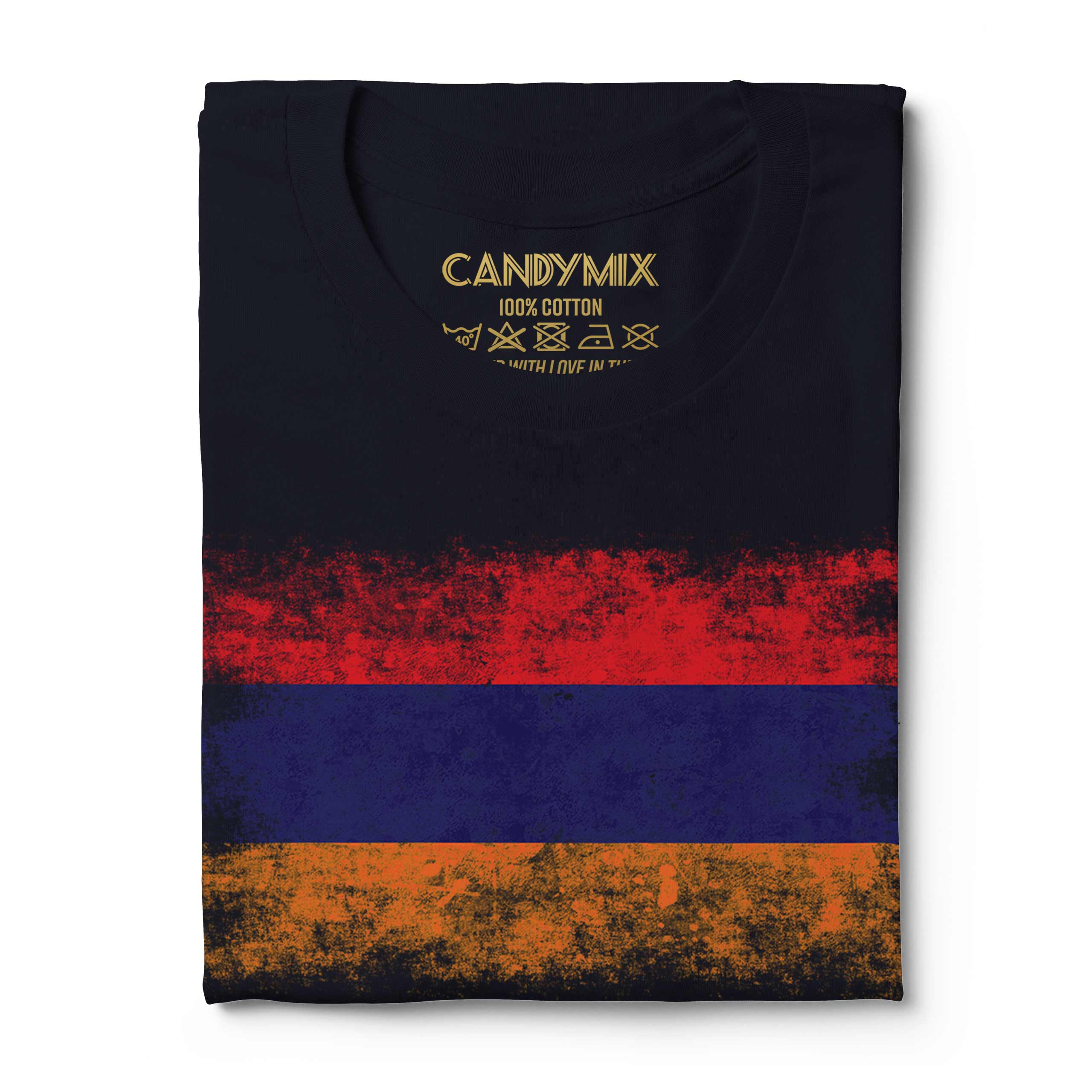 ARMENIA DISTRESSED FLAG MENS T-SHIRT TOP HAYASTÁN FOOTBALL ARMENIAN GIFT SHIRT - Picture 20 of 21