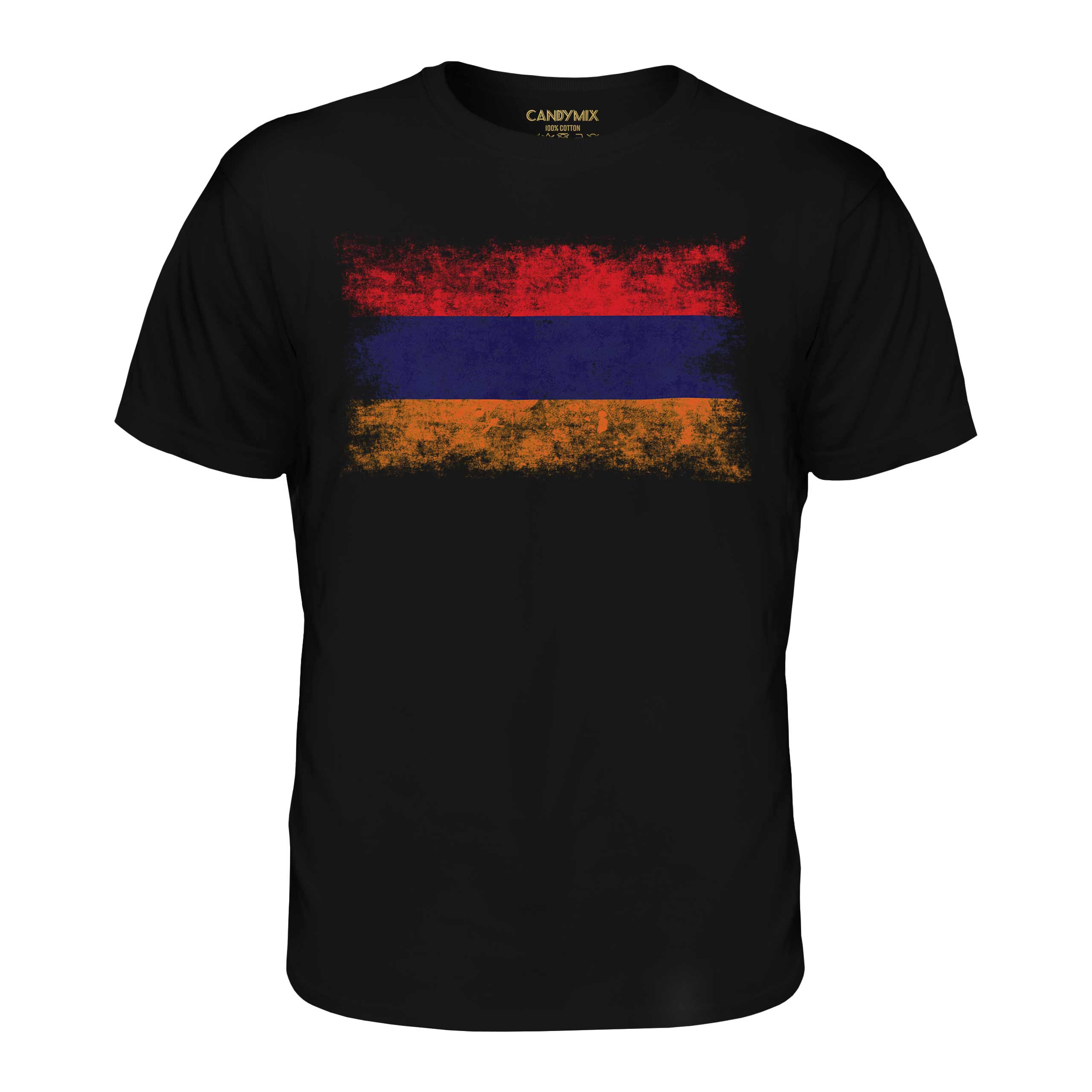 ARMENIA DISTRESSED FLAG MENS T-SHIRT TOP HAYASTÁN FOOTBALL ARMENIAN GIFT SHIRT - Picture 8 of 21