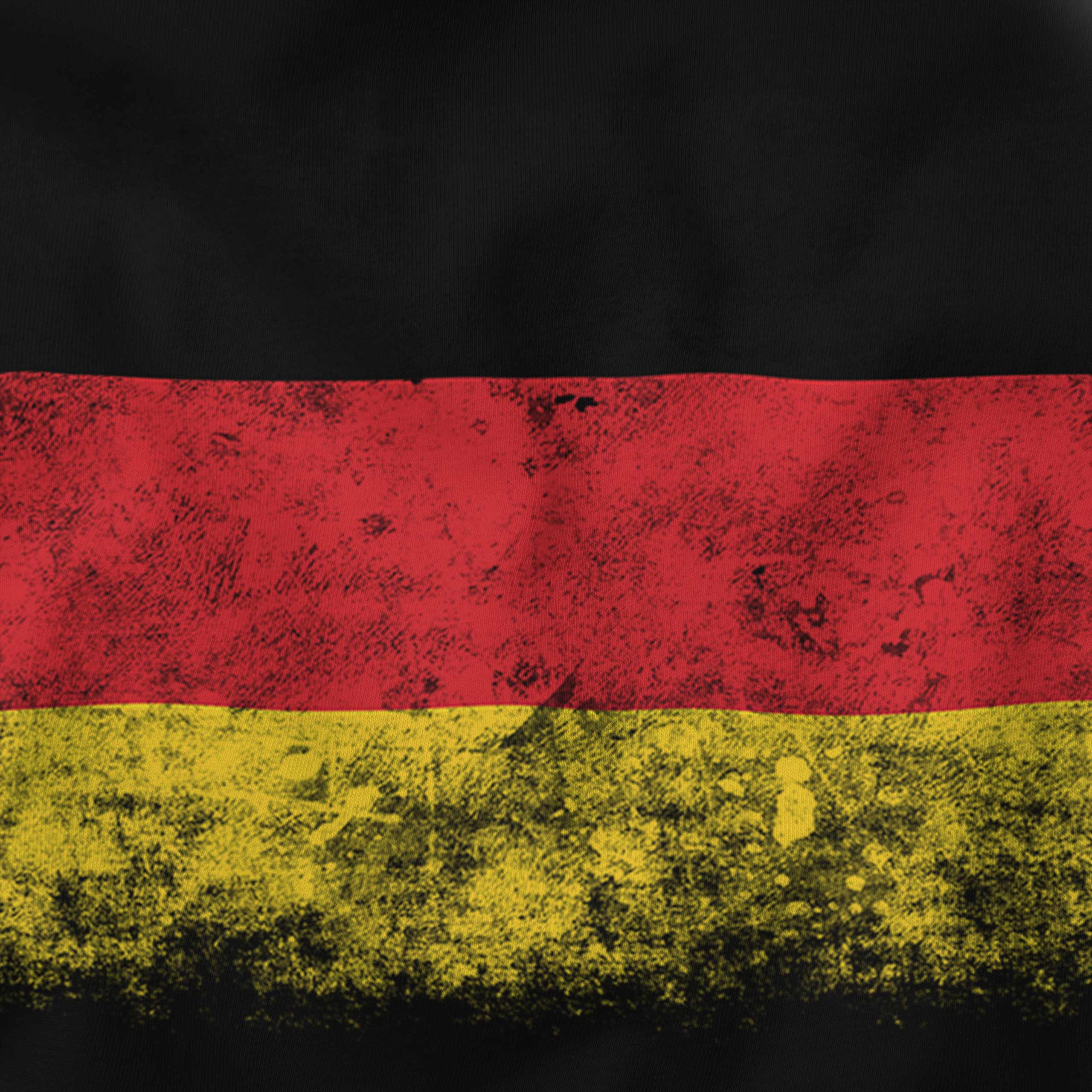 Deutschland in German Flag - Deutschland Flagge - T-Shirt