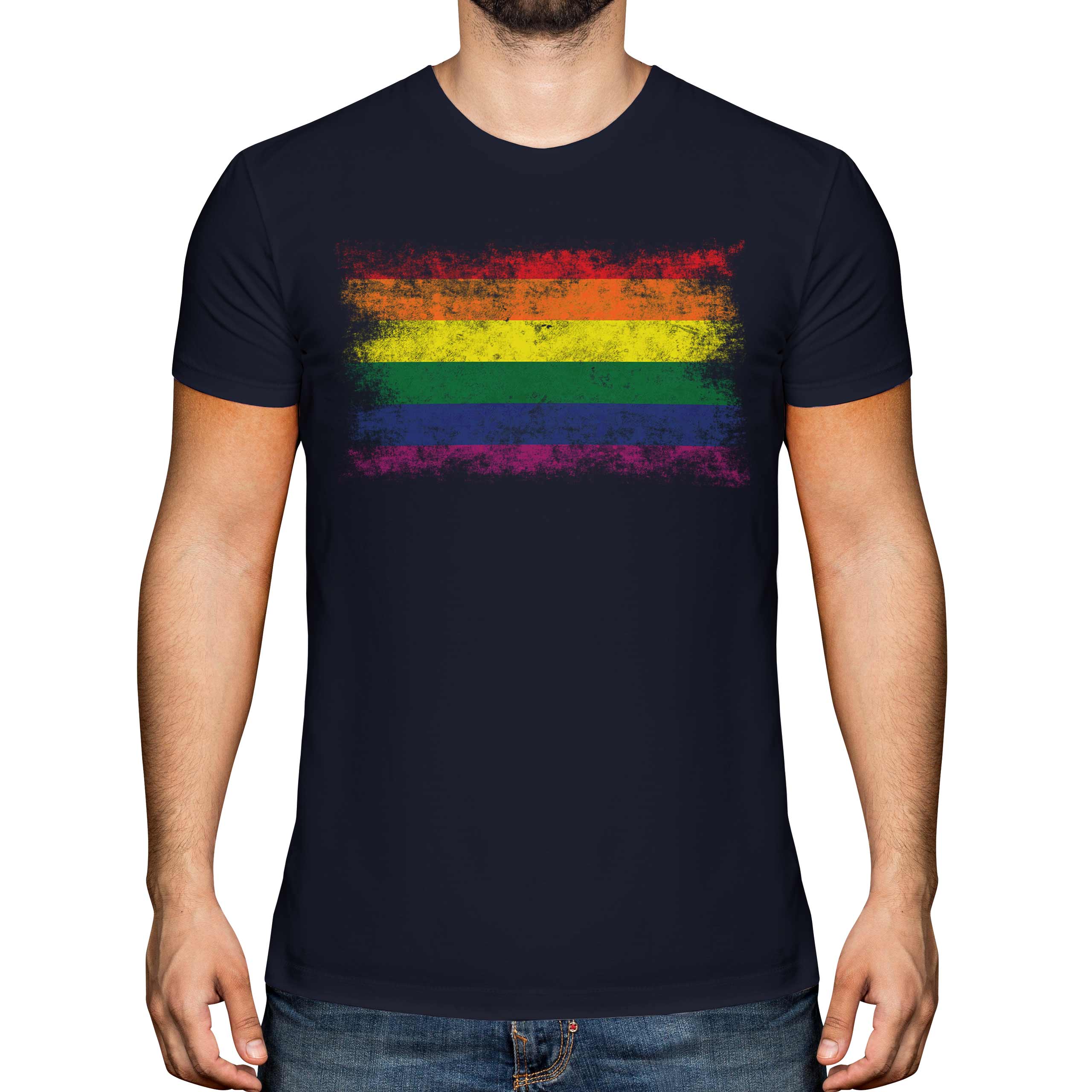 Awesome Rainbow Flag, LGBTQ Gay Lesbian Pride Gift' Unisex Jersey