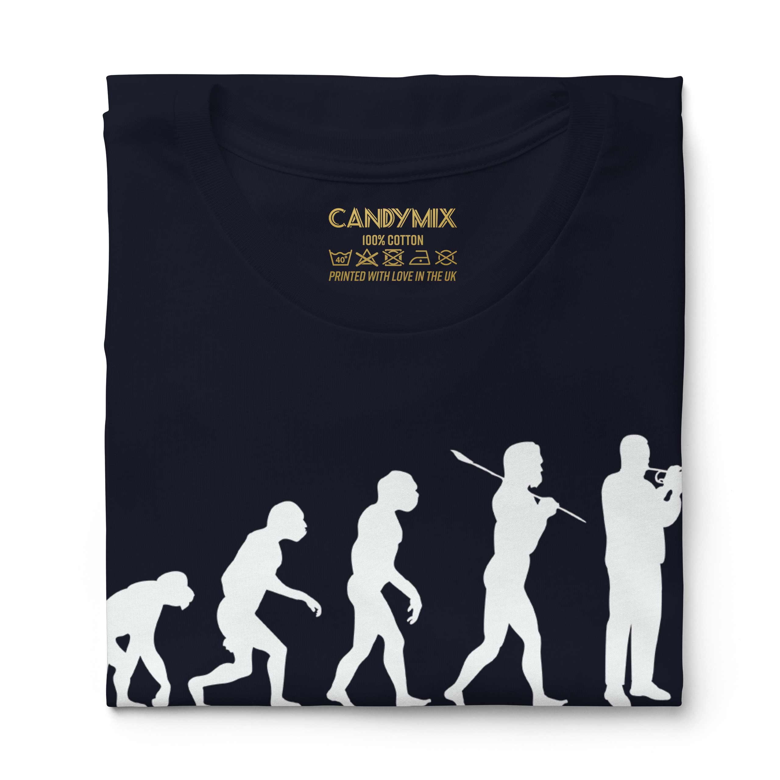 TRUMPET PLAYER EVOLUTION OF MAN LADIES T-SHIRT TEE TOP GIFT MUSICIAN - Picture 20 of 21