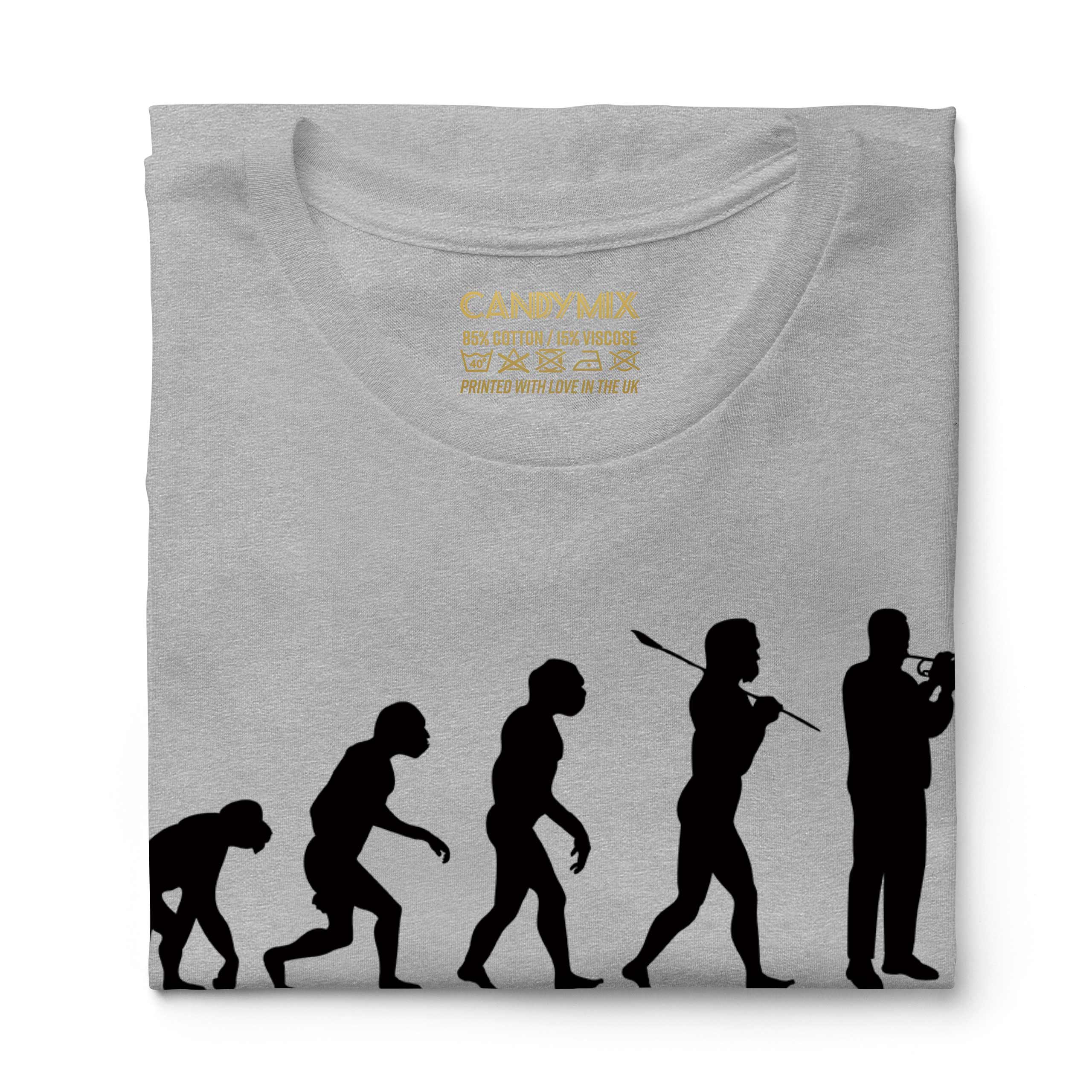 TRUMPET PLAYER EVOLUTION OF MAN LADIES T-SHIRT TEE TOP GIFT MUSICIAN - Picture 15 of 21