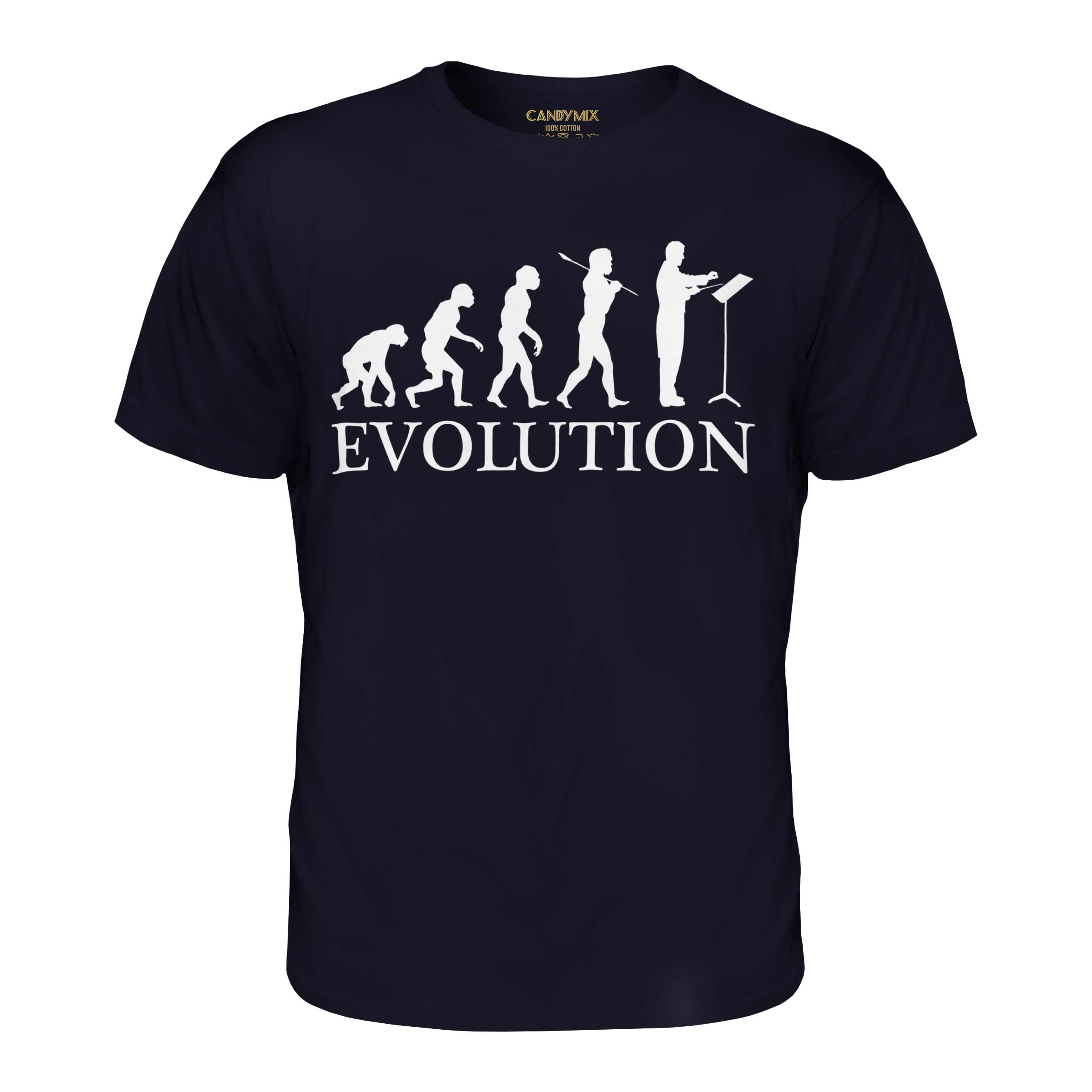 ORCHESTRA CONDUCTOR EVOLUTION OF MAN MENS T SHIRT TEE TOP GIFT