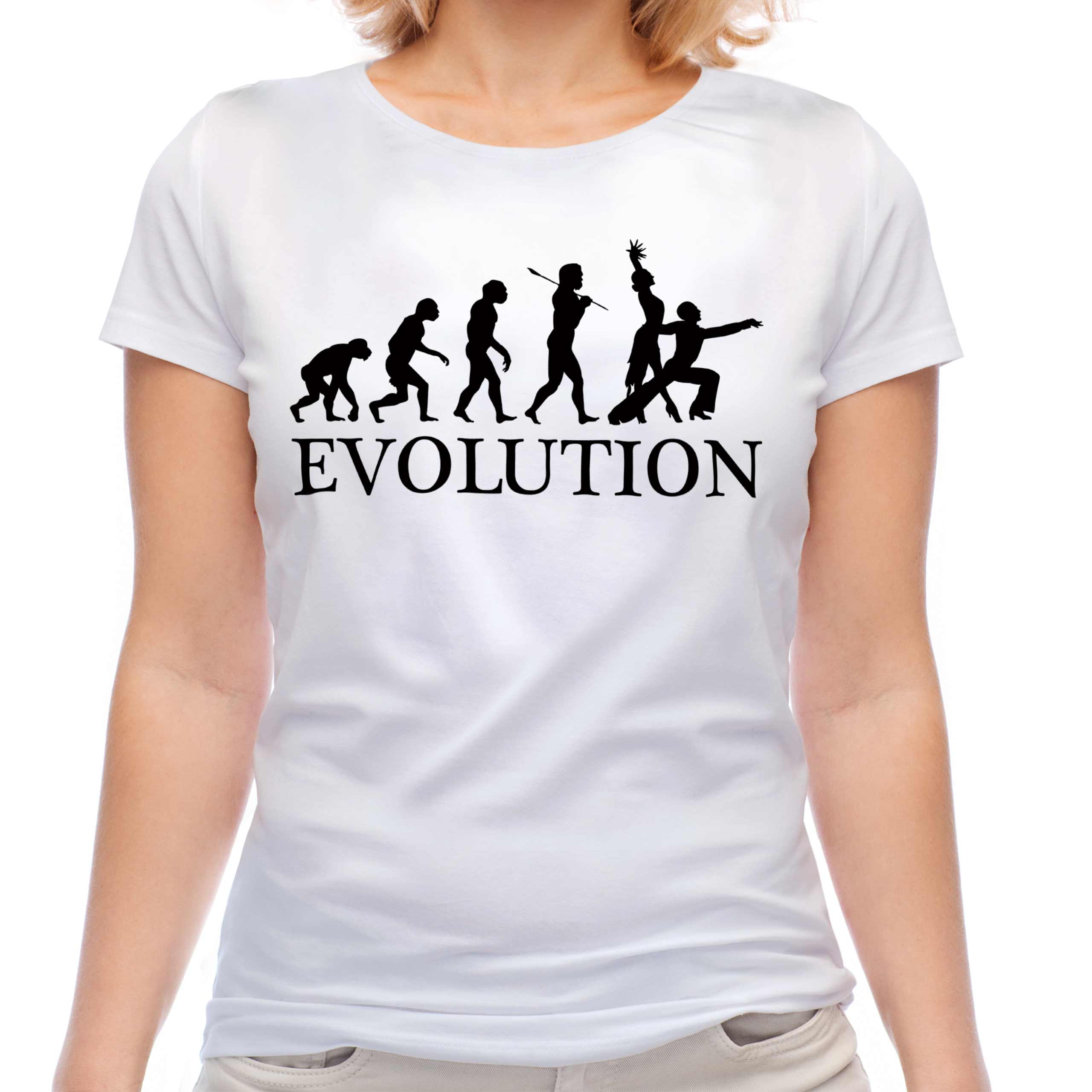 RUMBA DANCING EVOLUTION OF MAN LADIES T-SHIRT TEE TOP GIFT CLOTHING - Picture 2 of 21