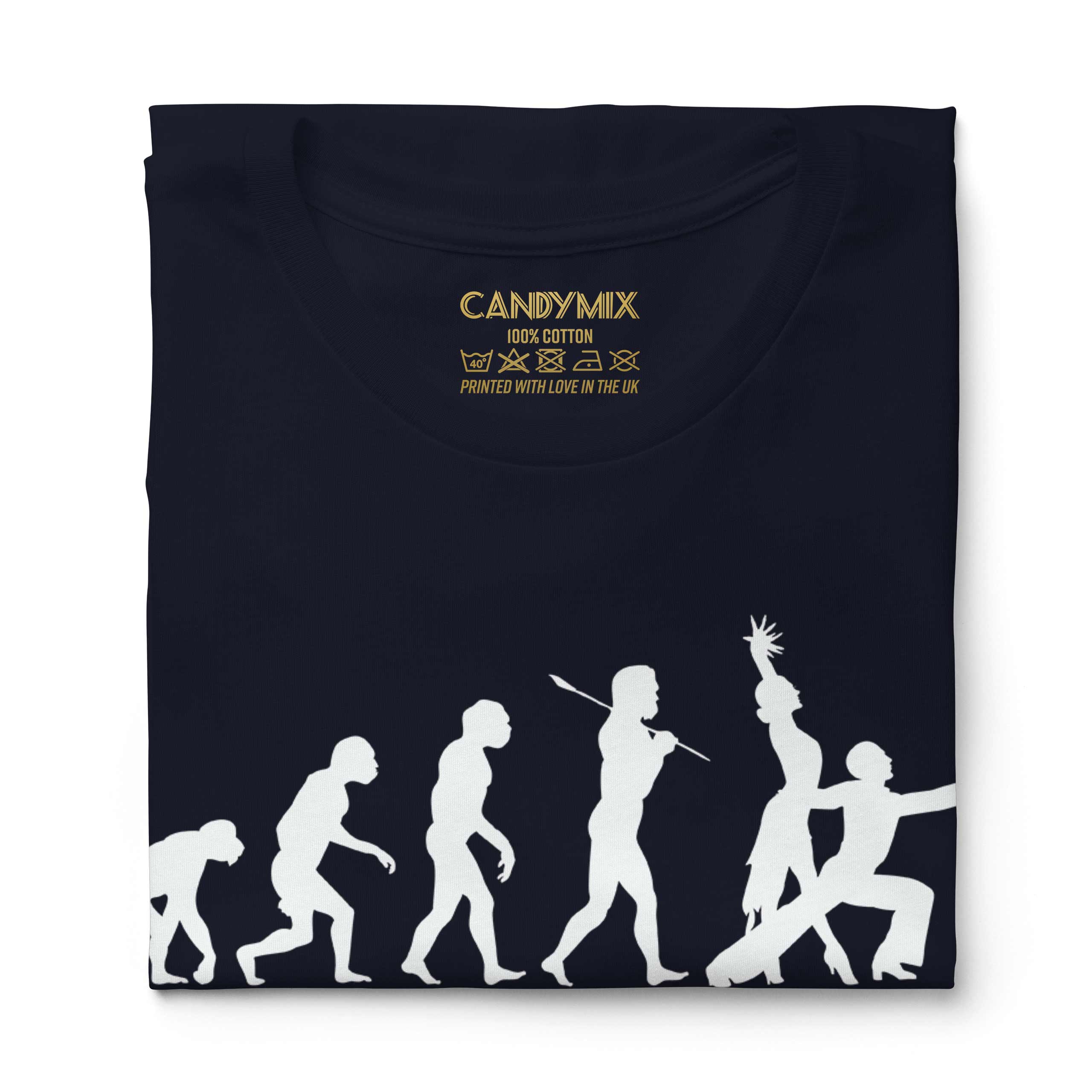 RUMBA DANCING EVOLUTION OF MAN LADIES T-SHIRT TEE TOP GIFT CLOTHING - Picture 20 of 21