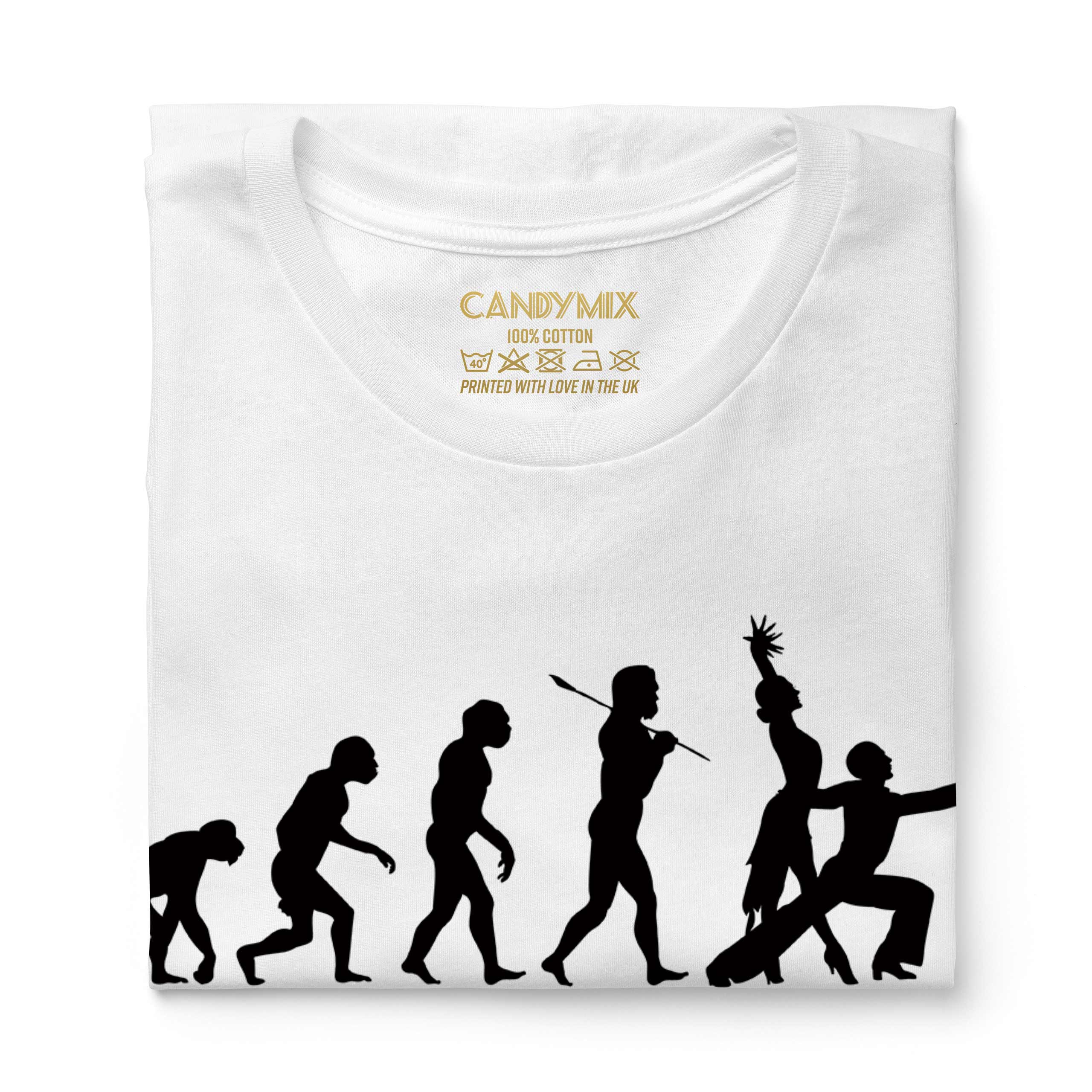 RUMBA DANCING EVOLUTION OF MAN LADIES T-SHIRT TEE TOP GIFT CLOTHING - Picture 5 of 21