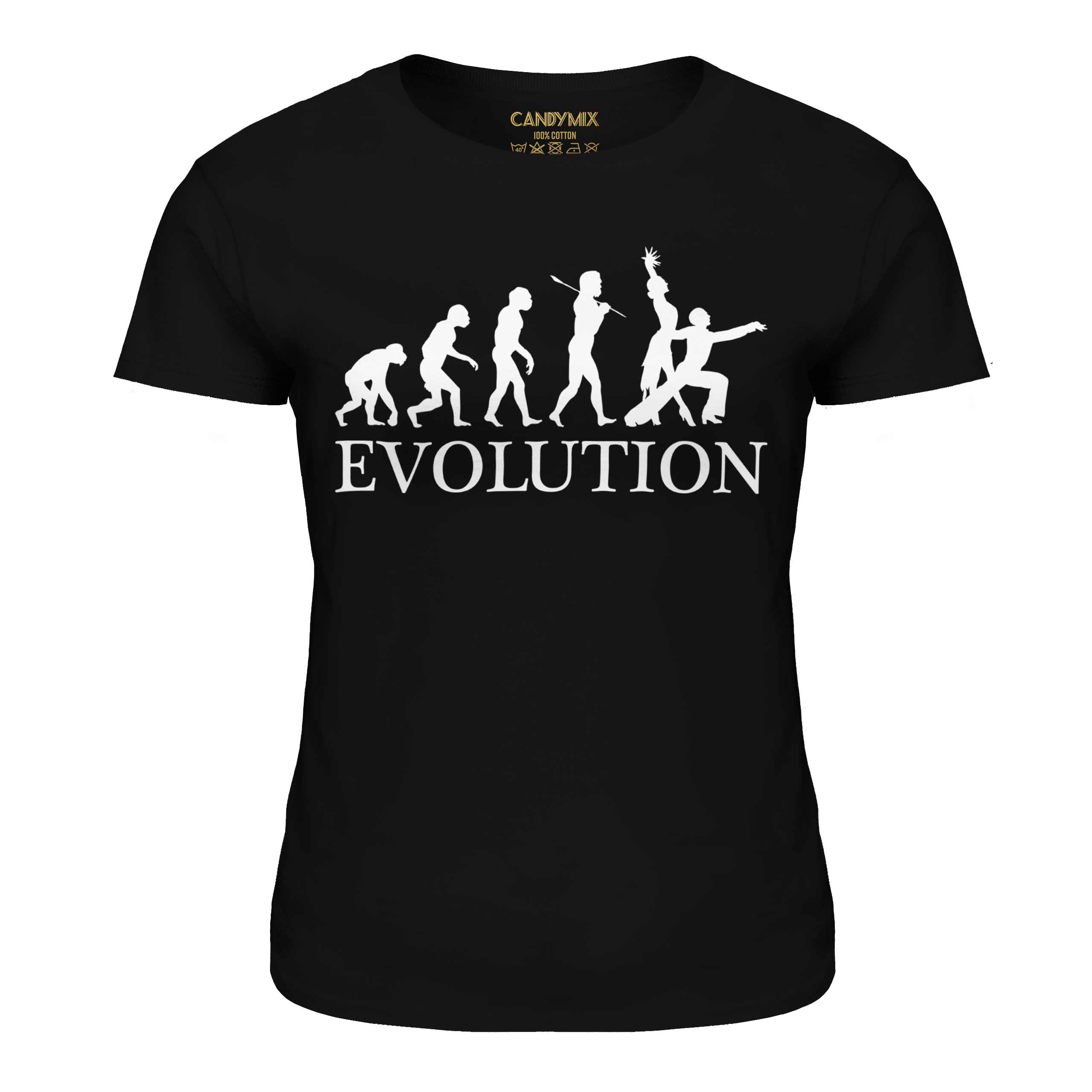 RUMBA DANCING EVOLUTION OF MAN LADIES T-SHIRT TEE TOP GIFT CLOTHING - Picture 8 of 21