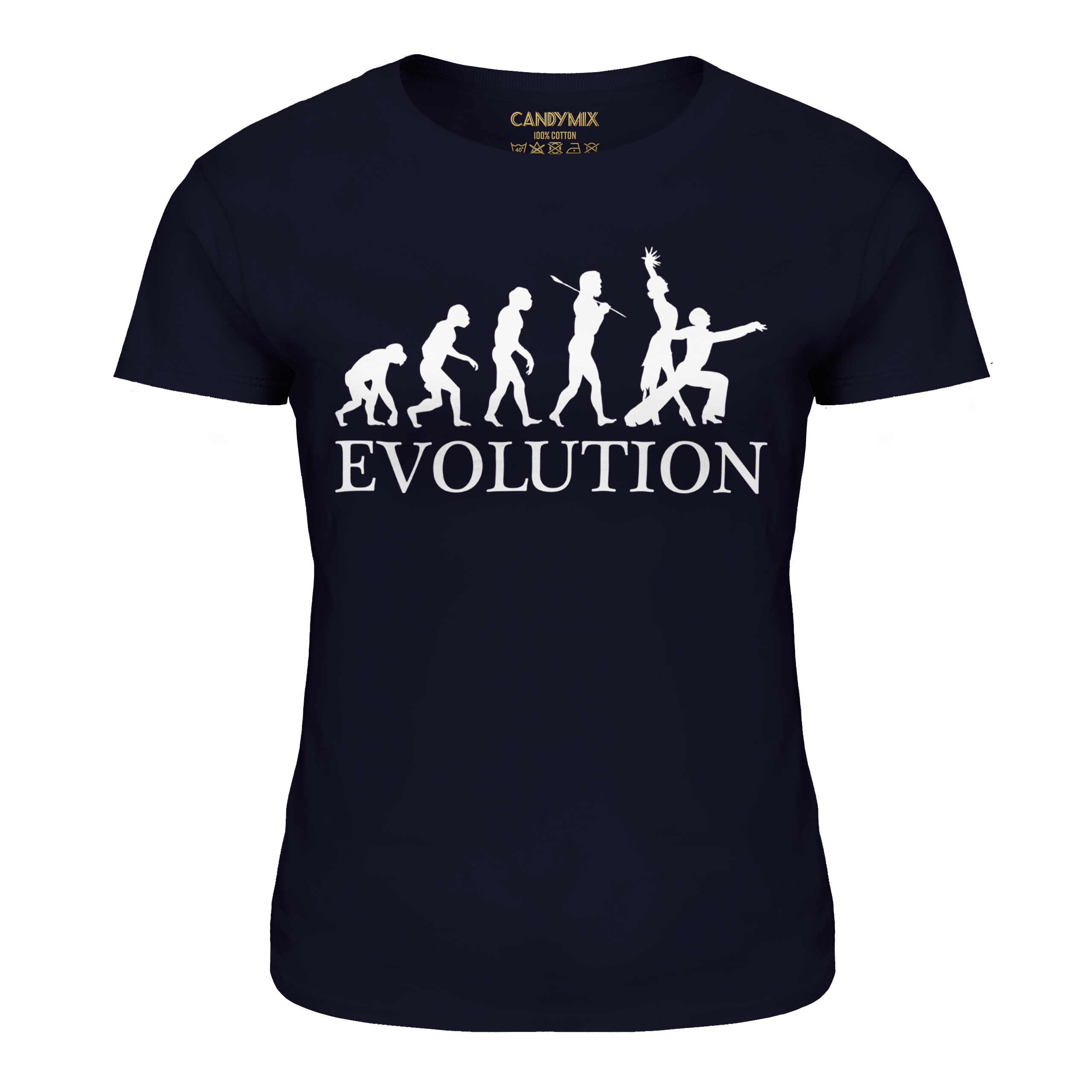 RUMBA DANCING EVOLUTION OF MAN LADIES T-SHIRT TEE TOP GIFT CLOTHING - Picture 18 of 21
