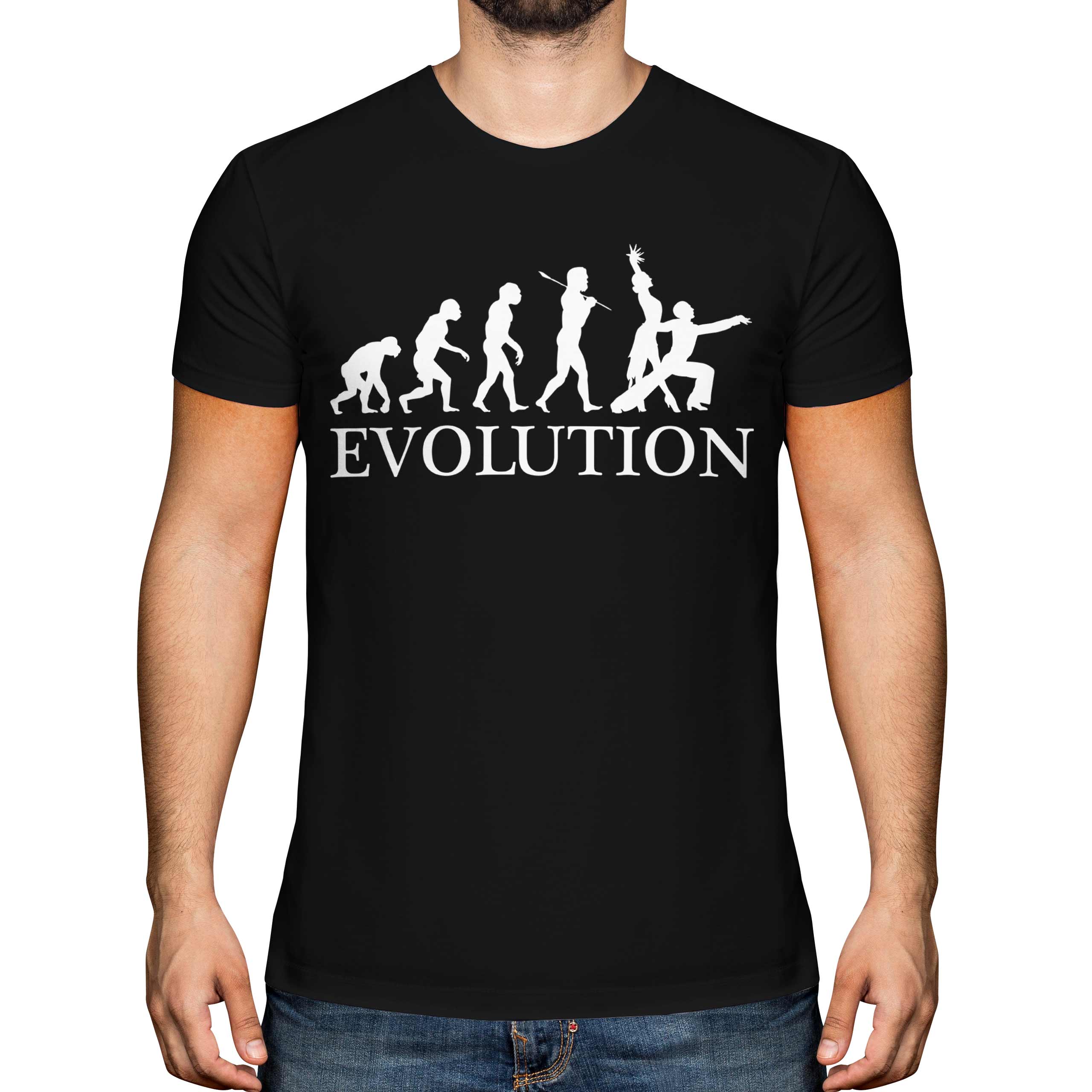 RUMBA DANCING EVOLUTION OF MAN MENS T-SHIRT TEE TOP GIFT CLOTHING - Picture 7 of 21