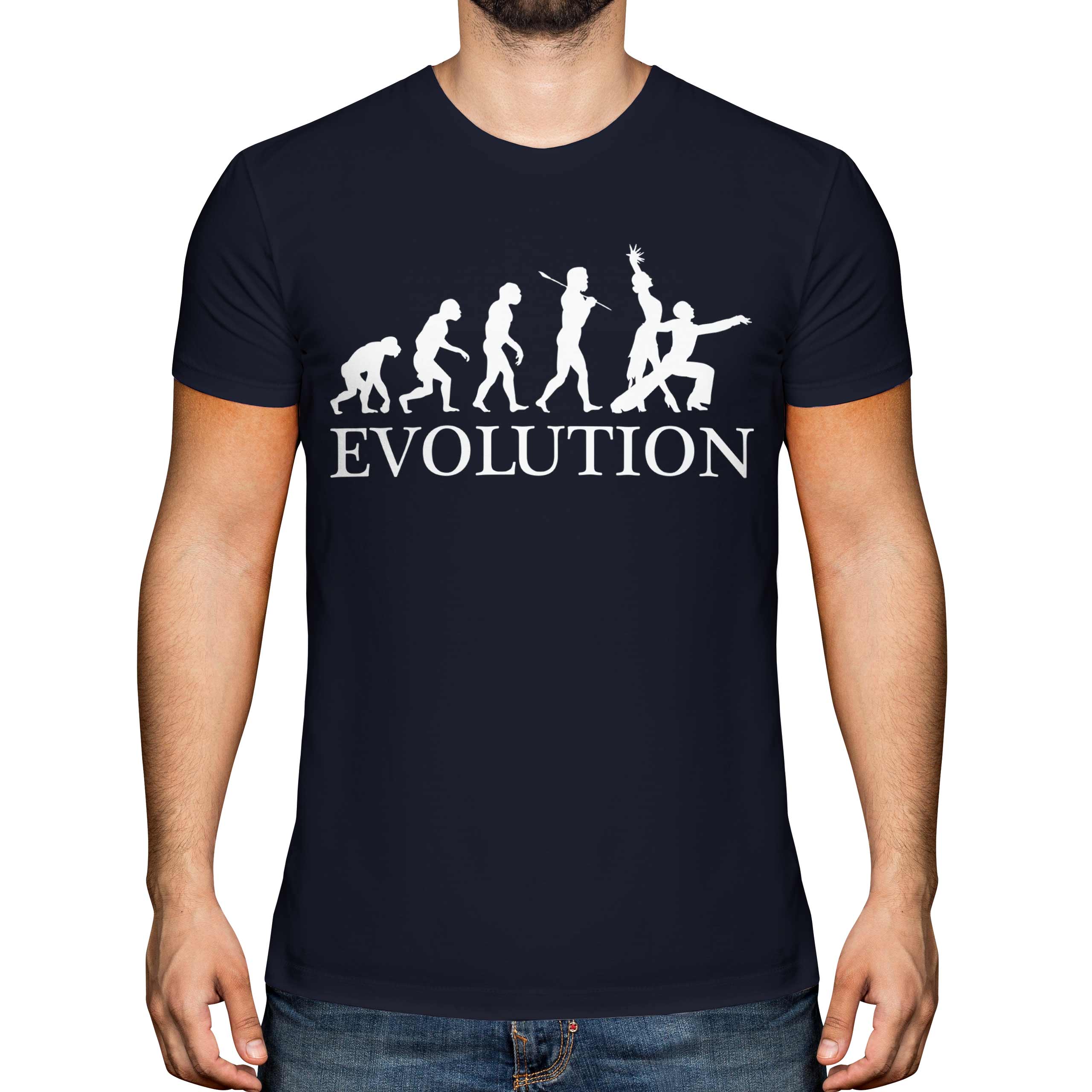 RUMBA DANCING EVOLUTION OF MAN MENS T-SHIRT TEE TOP GIFT CLOTHING - Picture 17 of 21