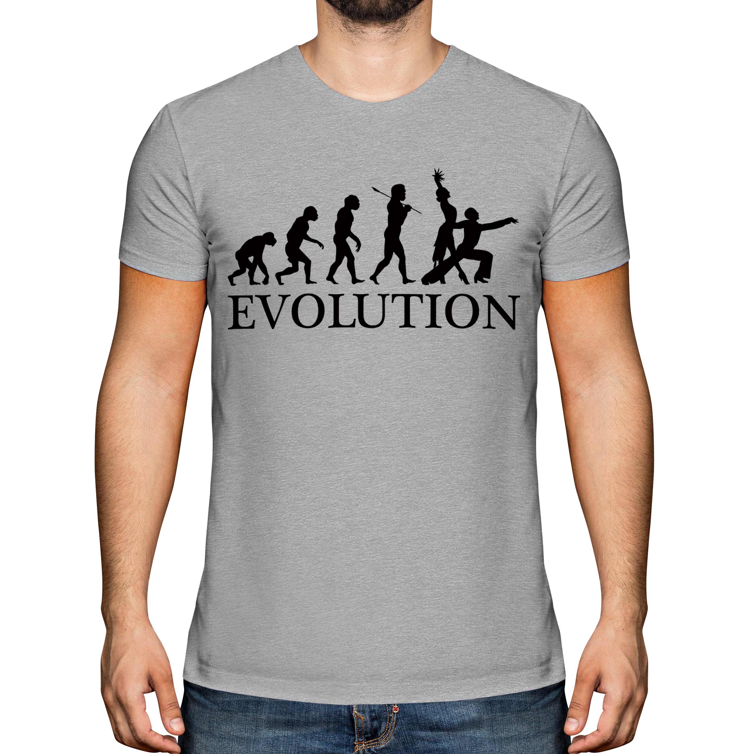RUMBA DANCING EVOLUTION OF MAN MENS T-SHIRT TEE TOP GIFT CLOTHING - Picture 12 of 21