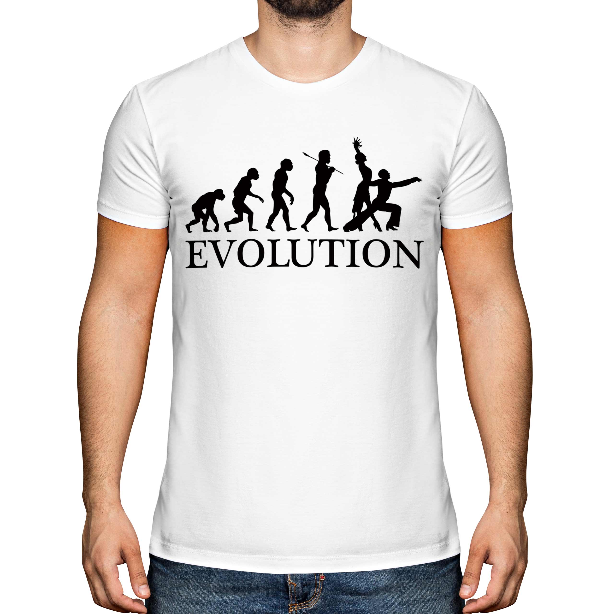 RUMBA DANCING EVOLUTION OF MAN MENS T-SHIRT TEE TOP GIFT CLOTHING - Picture 2 of 21