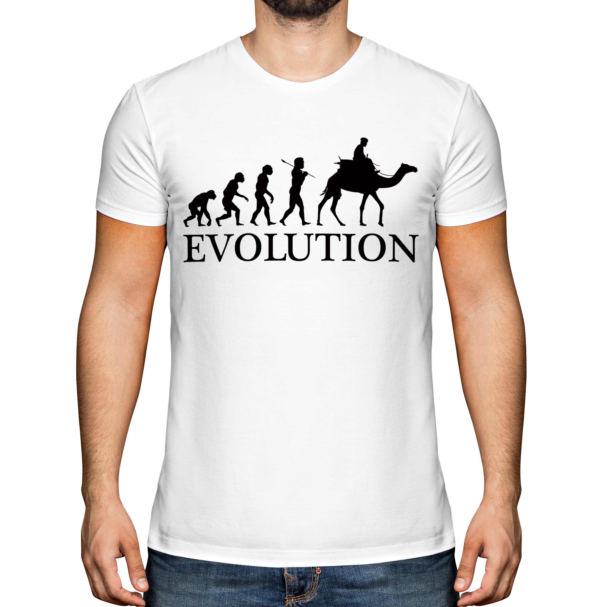 CAMEL RIDING EVOLUTION OF MAN HERREN T-SHIRT TOP GESCHENKKLEIDUNG - Bild 2 von 21