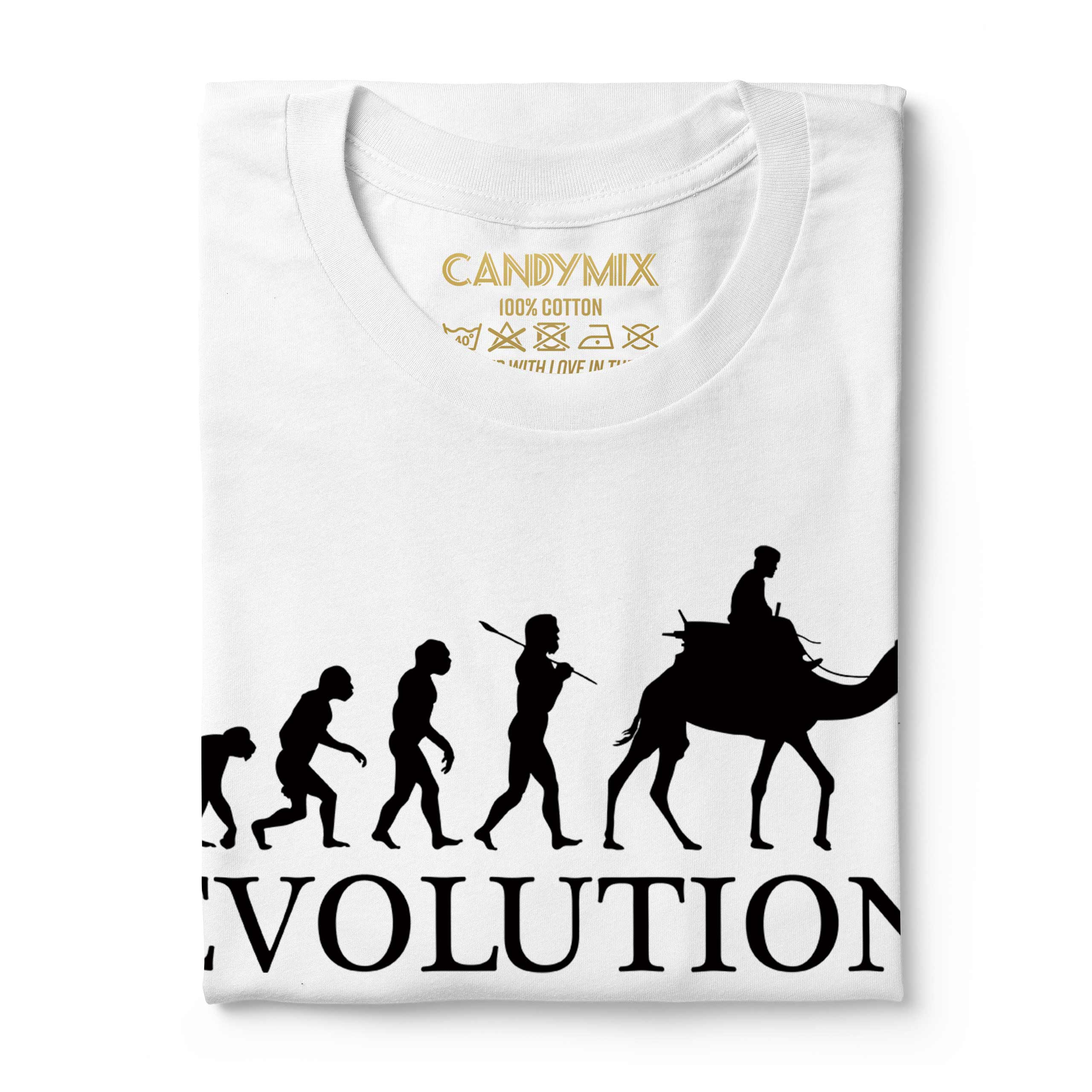CAMEL RIDING EVOLUTION OF MAN HERREN T-SHIRT TOP GESCHENKKLEIDUNG - Bild 5 von 21