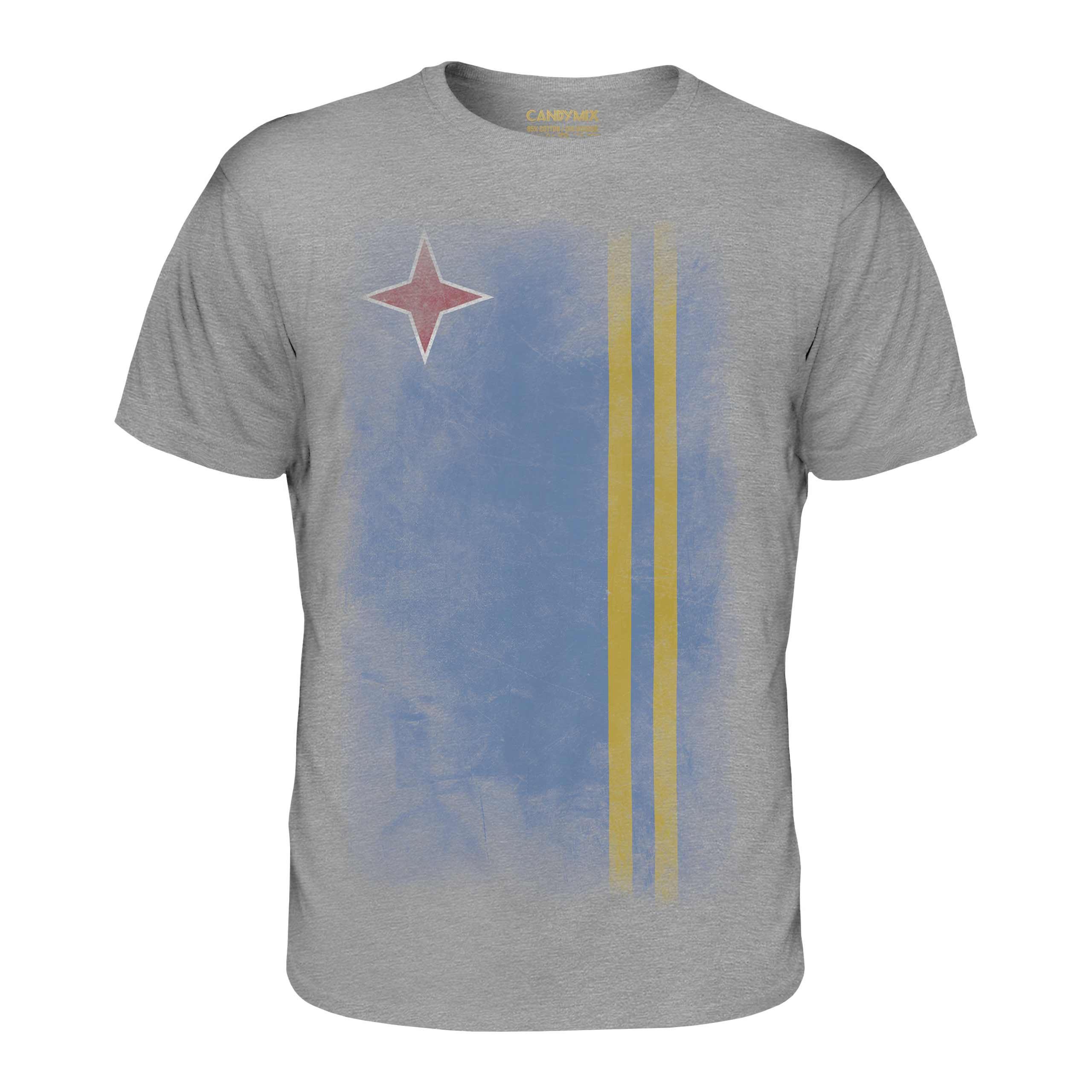 ARUBA FADED FLAG MENS T-SHIRT TEE TOP ARUBAN SHIRT FOOTBALL JERSEY GIFT - Picture 13 of 21