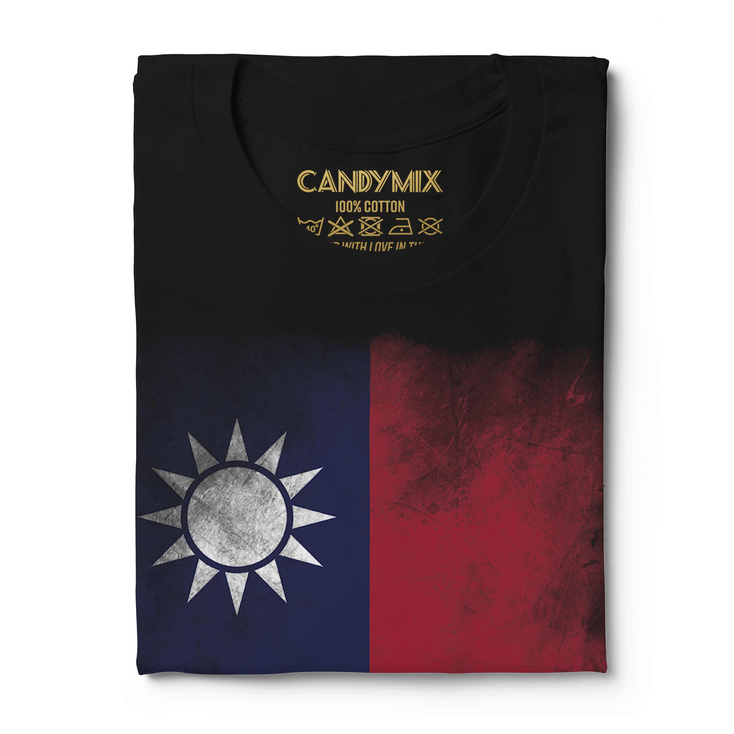 TAIWAN FADED FLAG KIDS T-SHIRT TEE TOP ZH?NGHUÁ MÍNGUÓ TAIWANESE TÁIWAN SHIRT - Picture 10 of 16