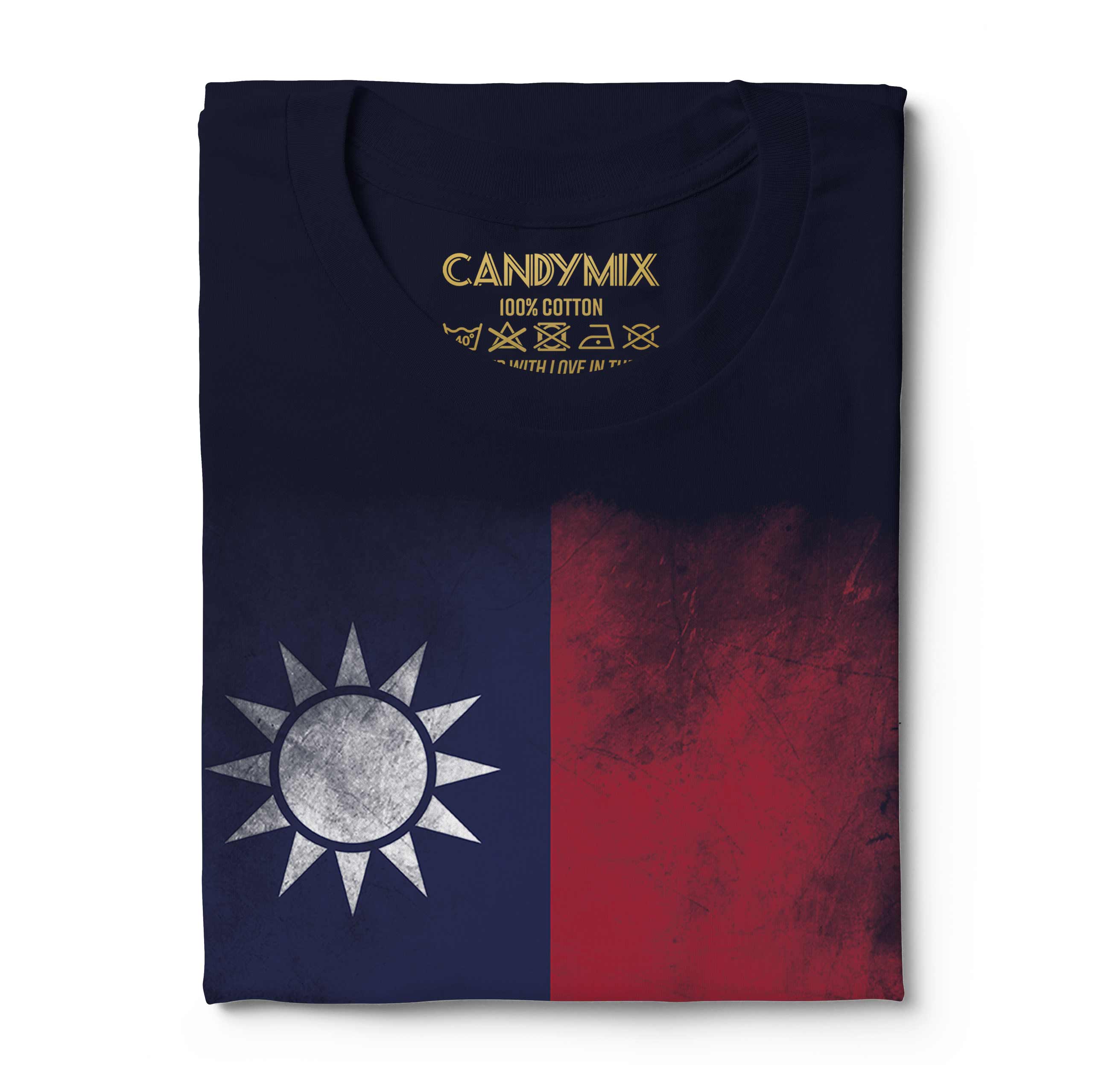 TAIWAN FADED FLAG KIDS T-SHIRT TEE TOP ZH?NGHUÁ MÍNGUÓ TAIWANESE TÁIWAN SHIRT - Picture 15 of 16