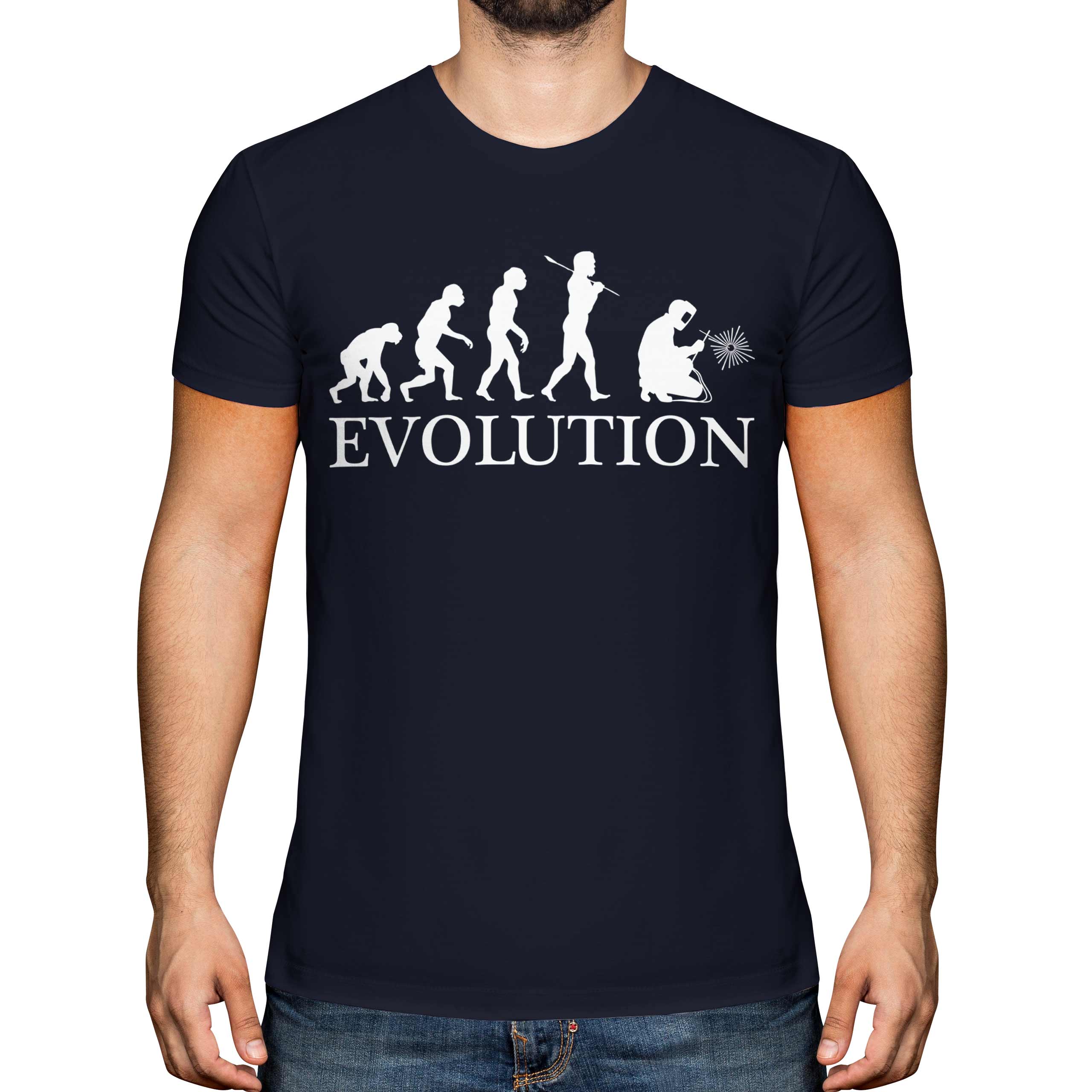 WELDER EVOLUTION MENS T-SHIRT TEE TOP GIFT WELDING EQUIPMENT | eBay
