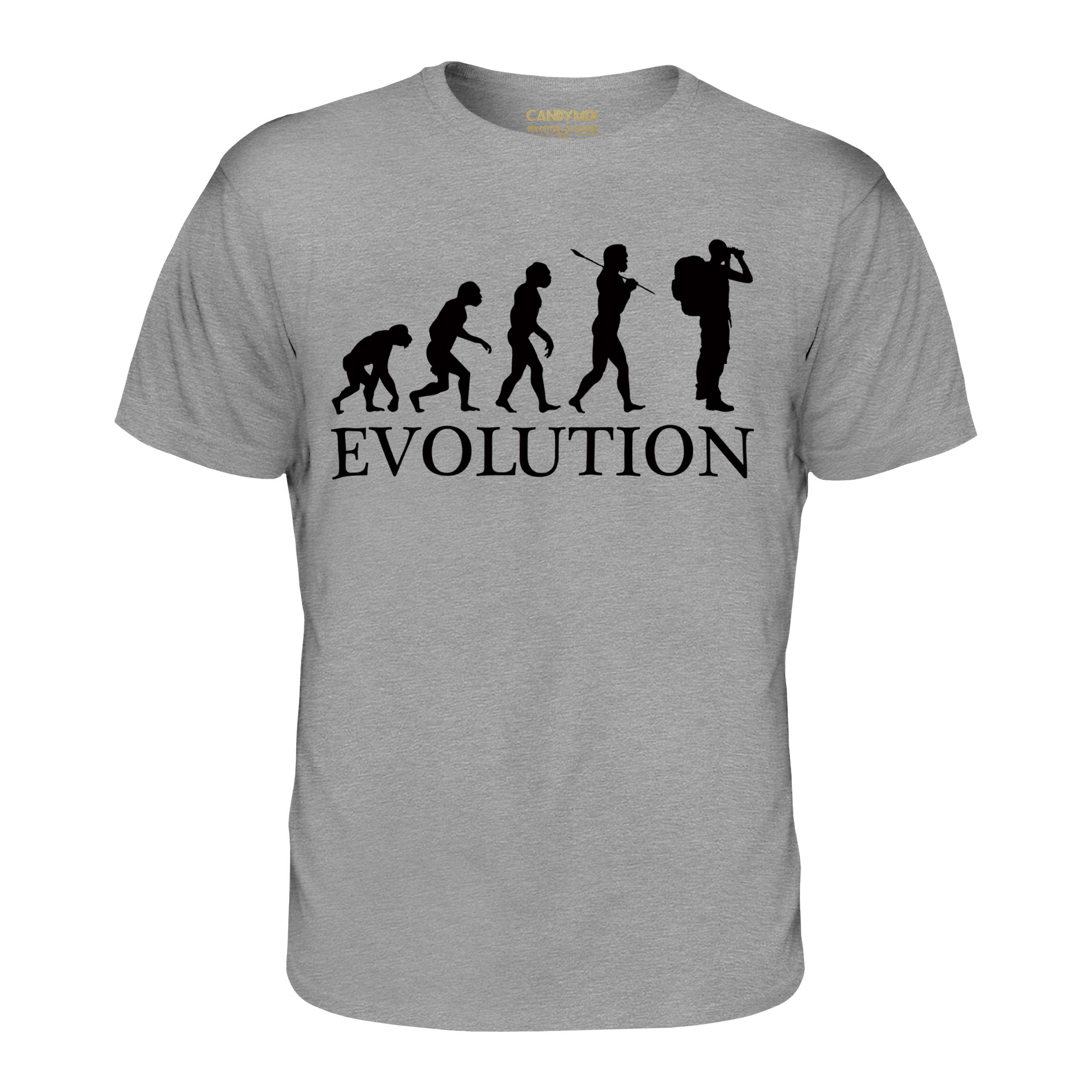 Avventuriero Evolution Uomo T-Shirt Regalo Cappello Completo - Picture 13 of 21