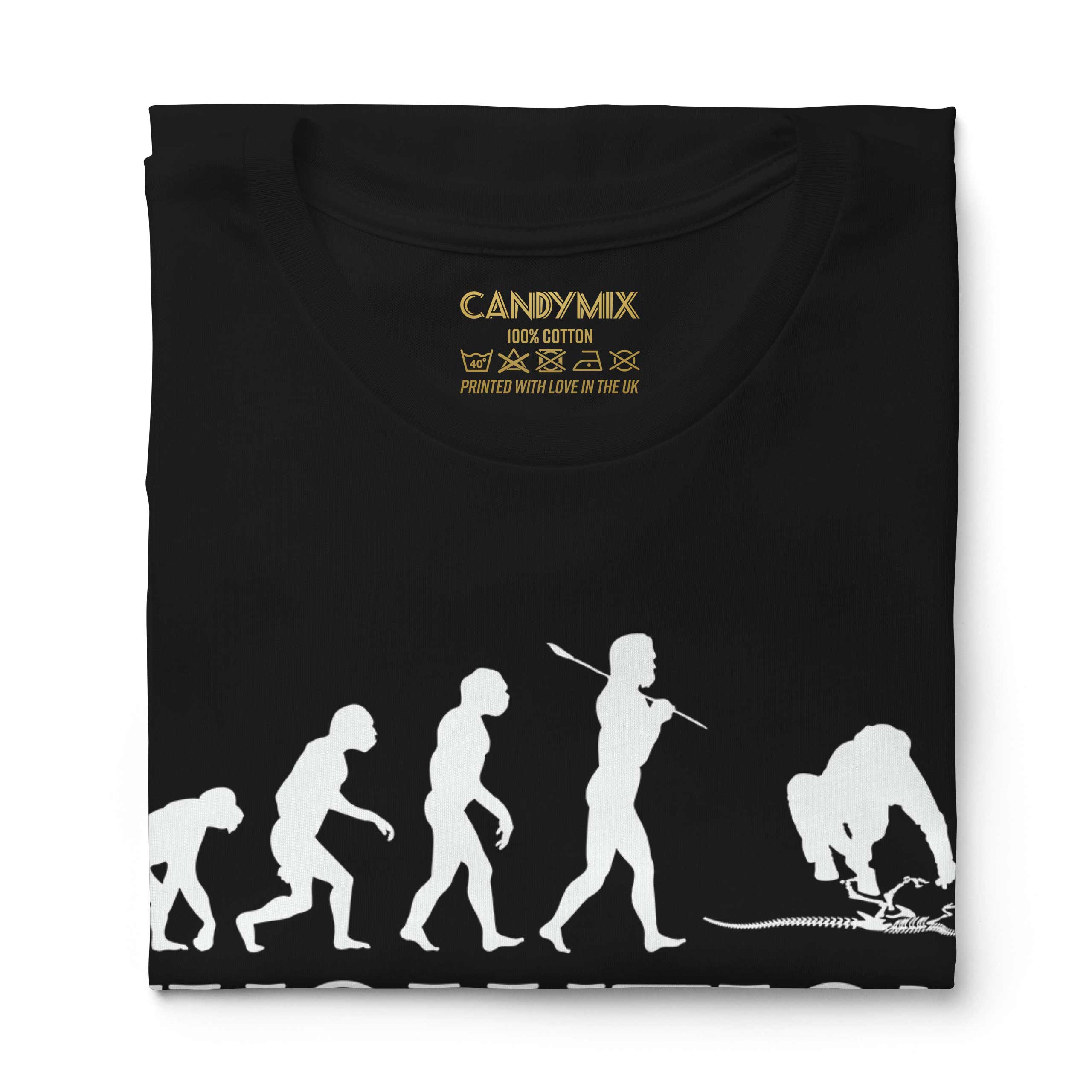 ARCHAEOLOGIST EVOLUTION LADIES T-SHIRT TEE TOP GIFT ARCHAEOLOGY DINOSAUR - Picture 10 of 21