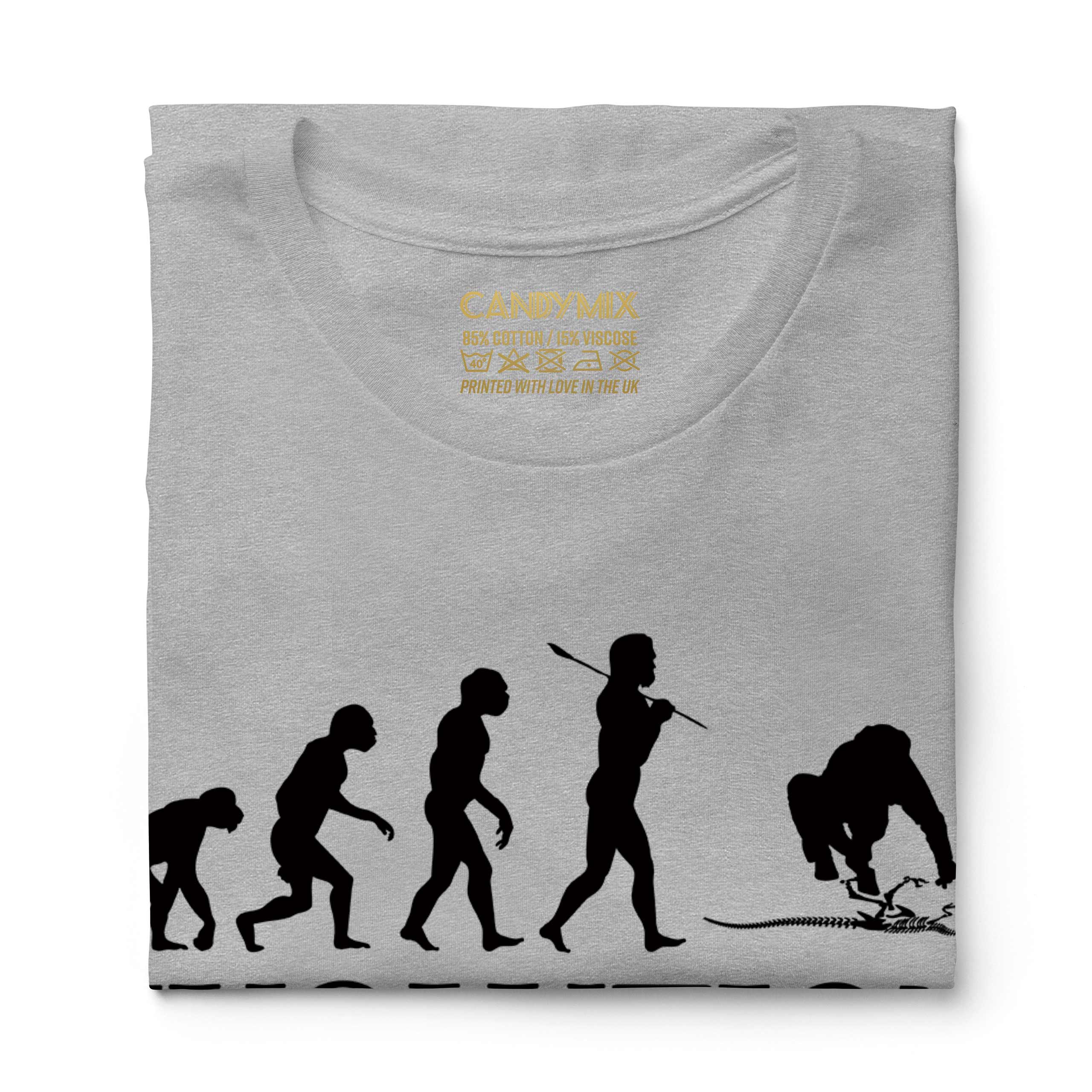 ARCHAEOLOGIST EVOLUTION LADIES T-SHIRT TEE TOP GIFT ARCHAEOLOGY DINOSAUR - Picture 15 of 21