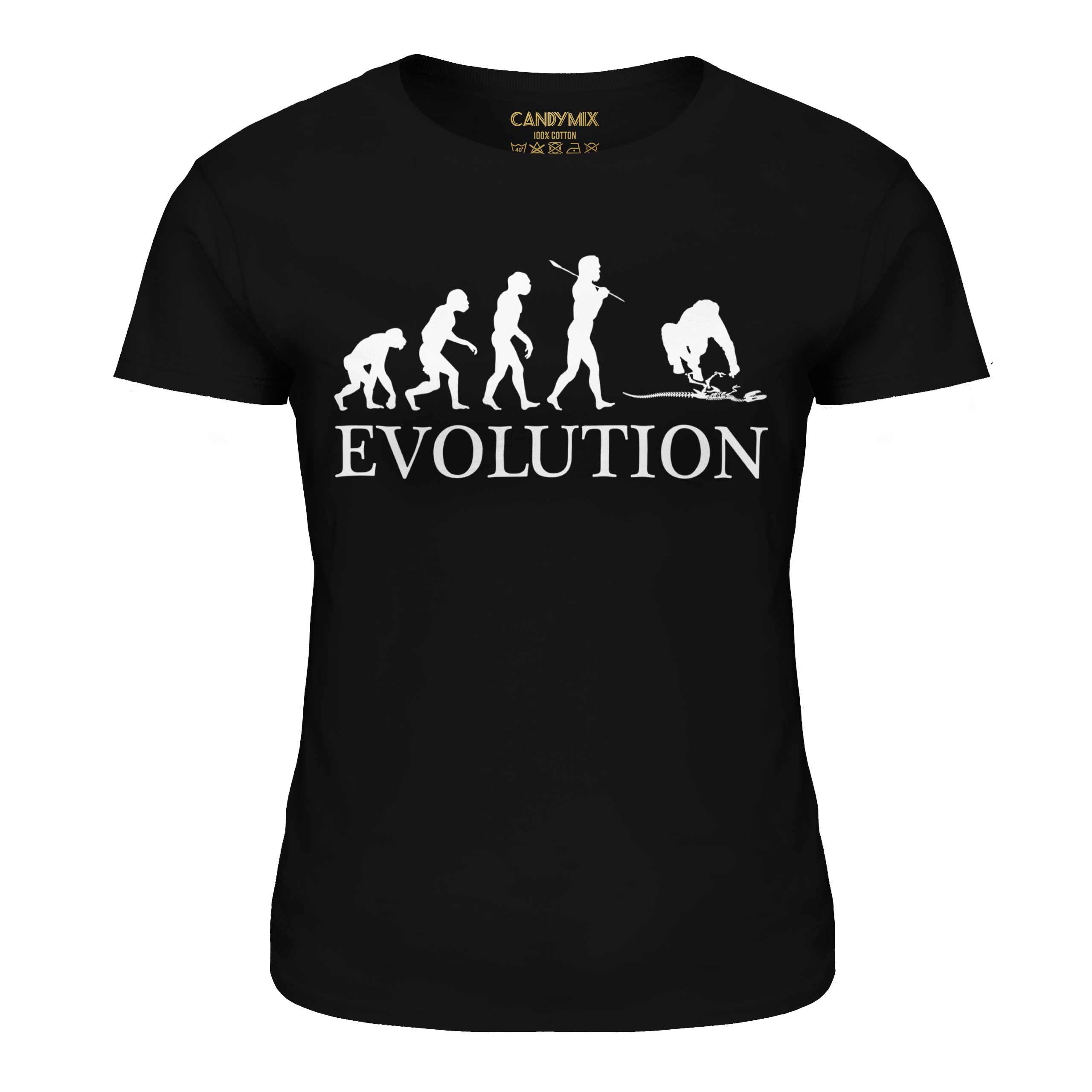 ARCHAEOLOGIST EVOLUTION LADIES T-SHIRT TEE TOP GIFT ARCHAEOLOGY DINOSAUR - Picture 8 of 21