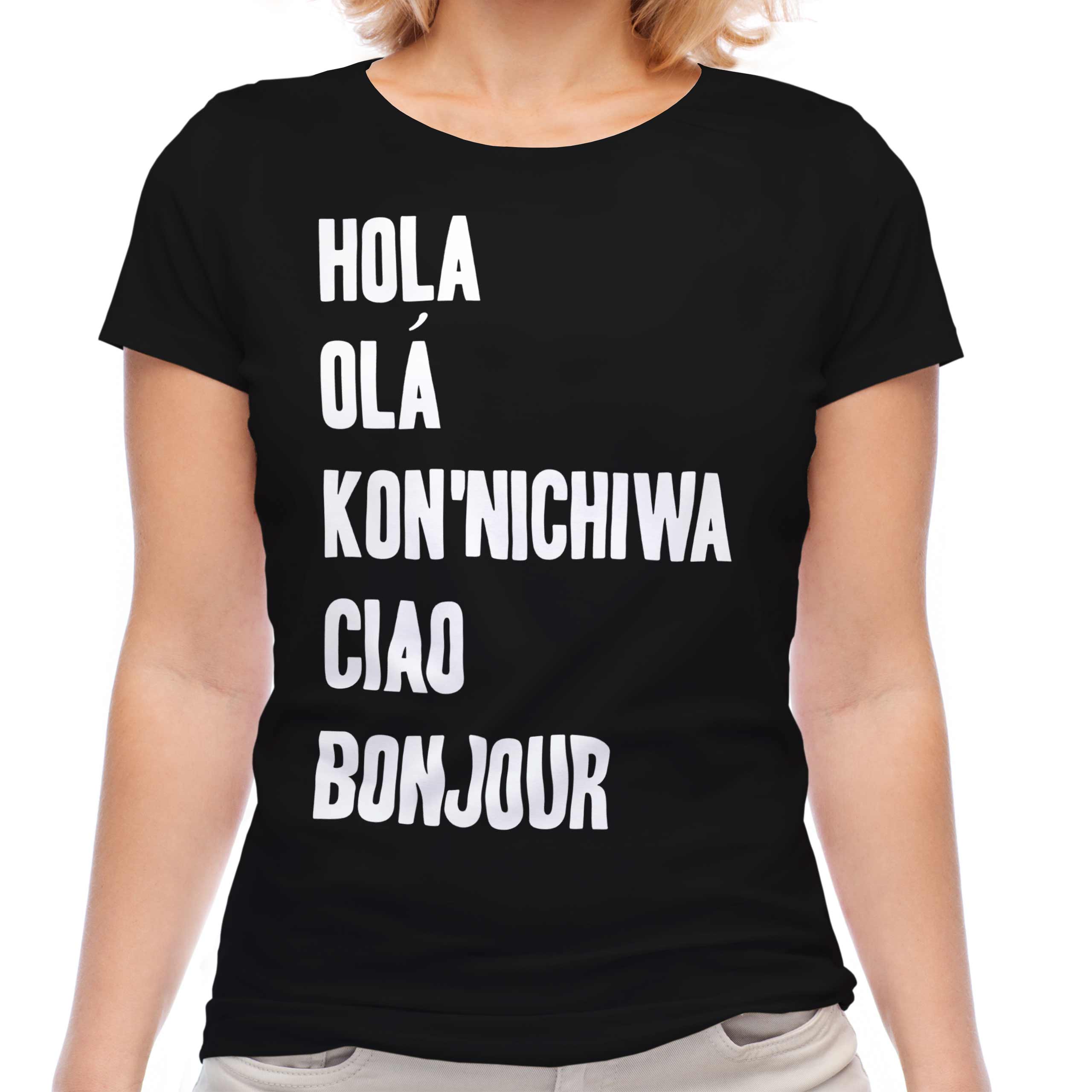 hola ladies t shirt