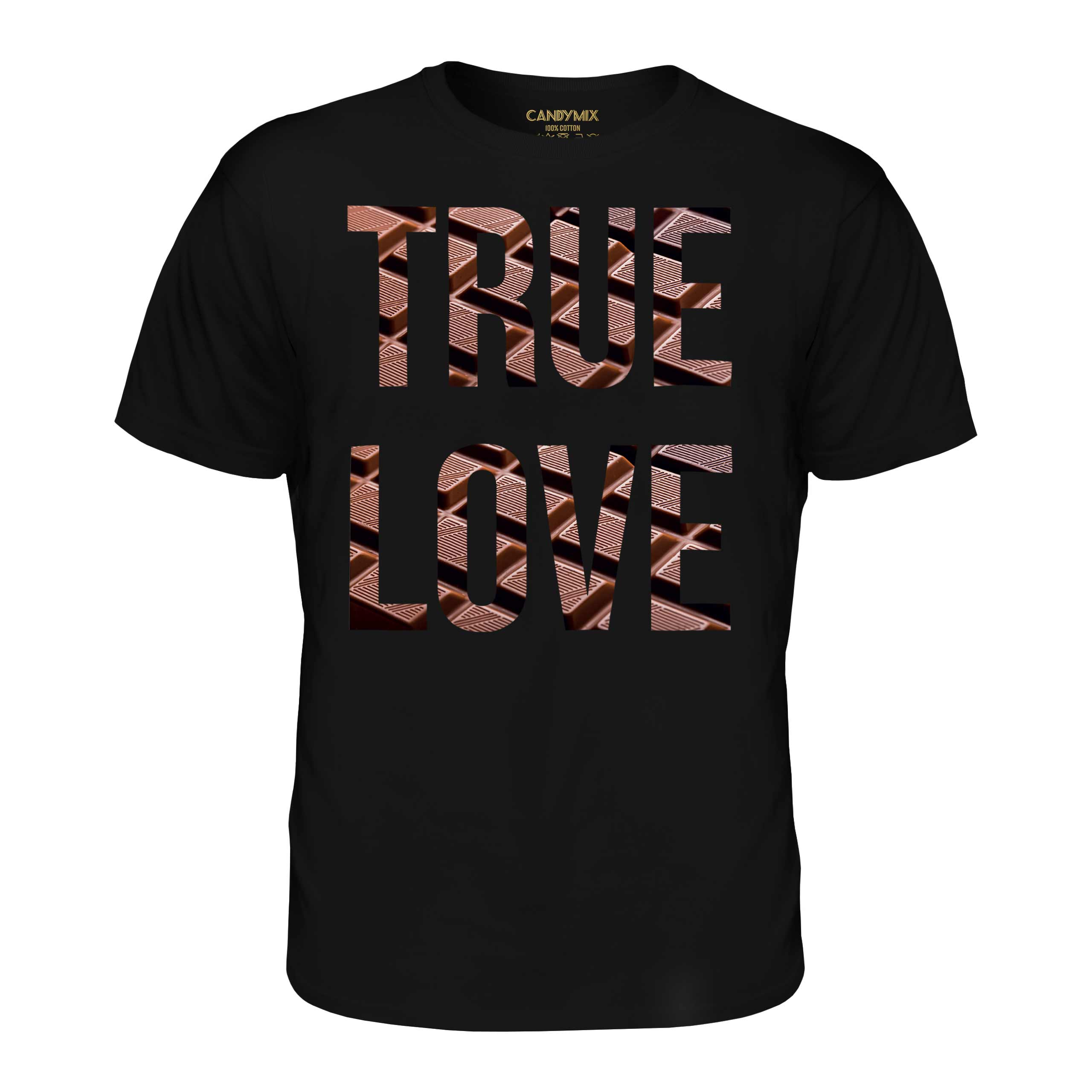Cioccolato Vero Amore Uomo T-Shirt Regalo Caaco Scuro - Foto 8 di 21