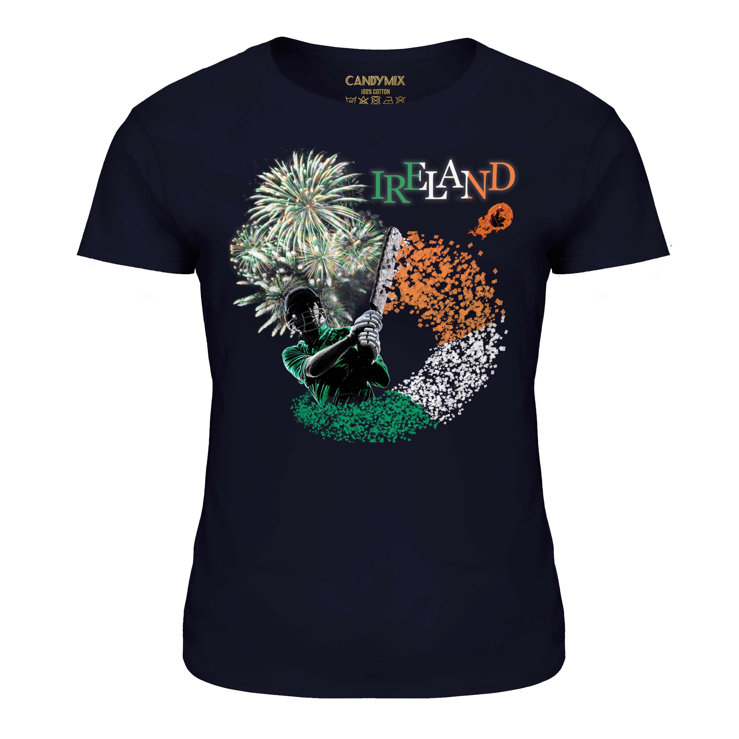 IRELAND CRICKETER LADIES T-SHIRT TEE TOP GIFT CRICKET WORLD CUP - Picture 18 of 21