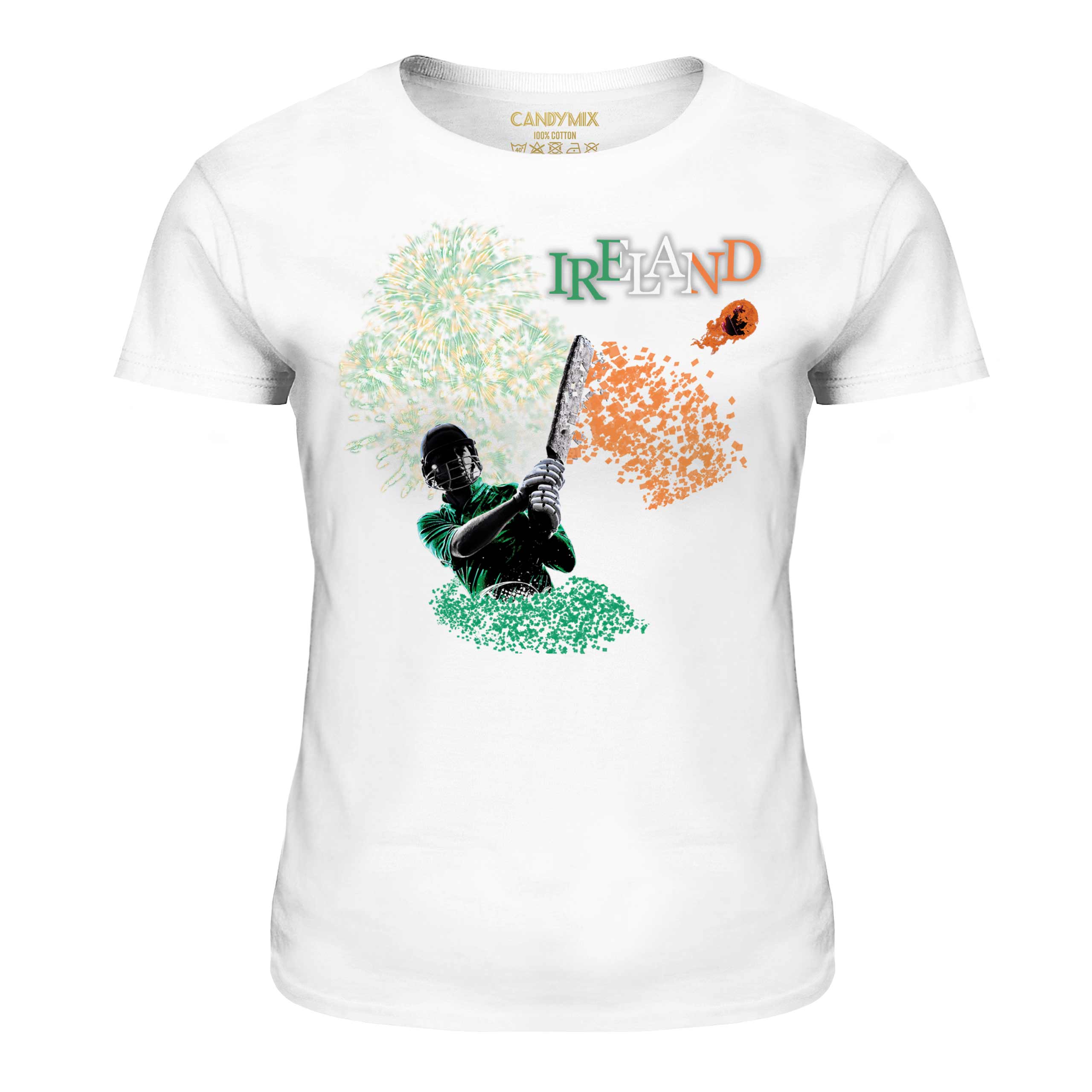 IRELAND CRICKETER LADIES T-SHIRT TEE TOP GIFT CRICKET WORLD CUP - Picture 3 of 21