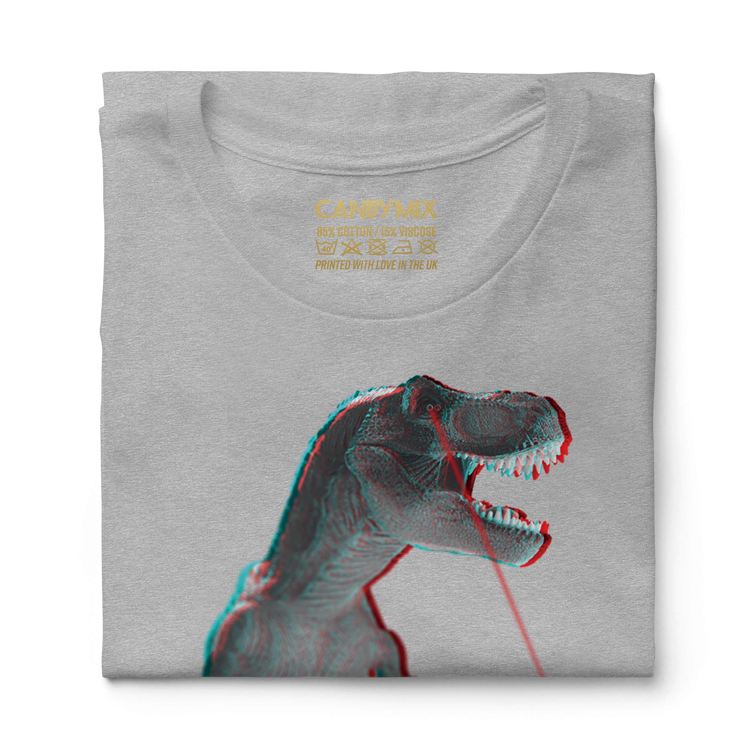 T-REX LASER 3D LADIES T-SHIRT TEE TOP GIFT DINOSAUR SCIENCE FICTION - Picture 15 of 21