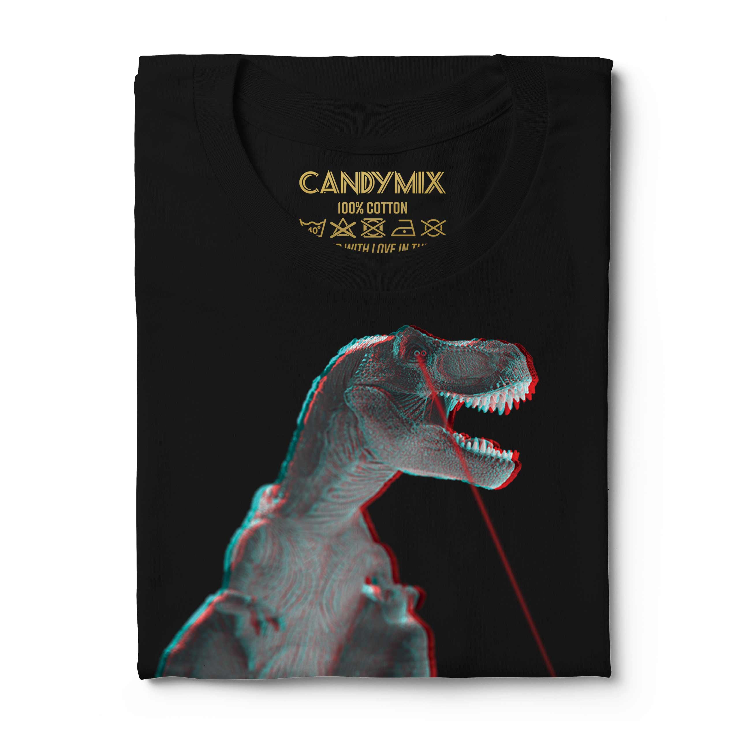 T-REX LASER 3D MENS T-SHIRT TEE TOP GIFT DINOSAUR SCIENCE FICTION