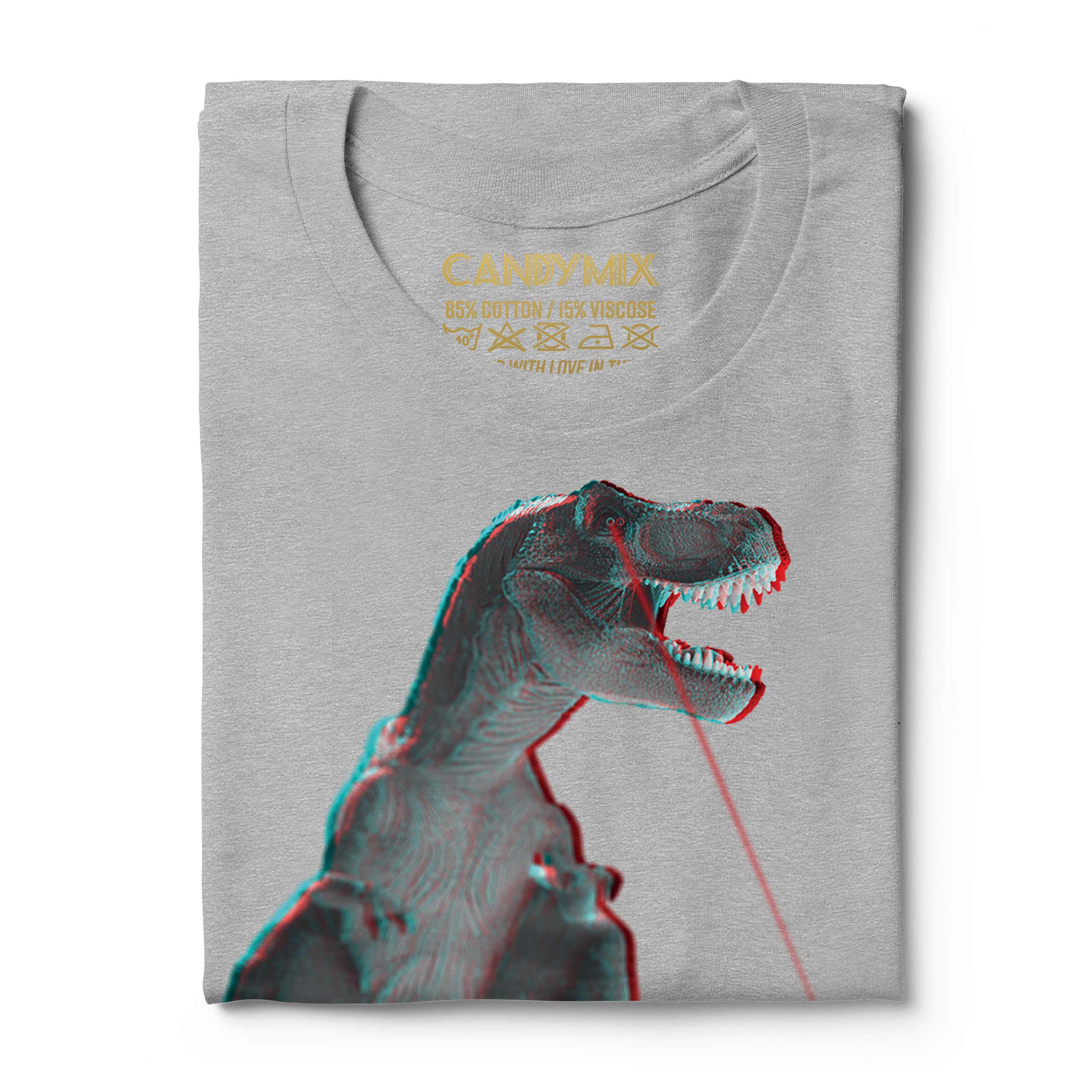 T-REX LASER 3D MENS T-SHIRT TEE TOP GIFT DINOSAUR SCIENCE FICTION