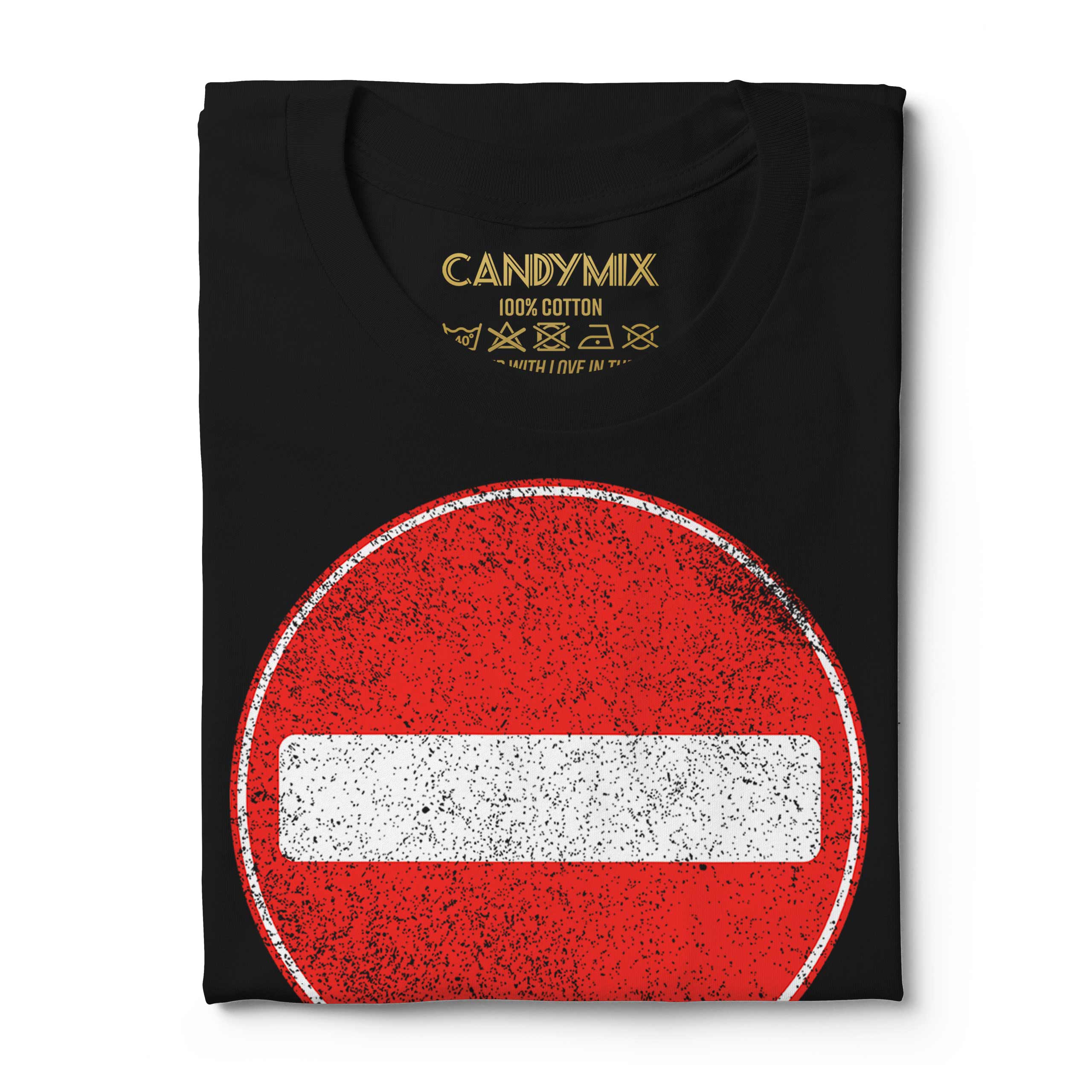 NO ENTRY SIGN KIDS T-SHIRT TEE TOP GIFT ROAD SIGN WARNING 