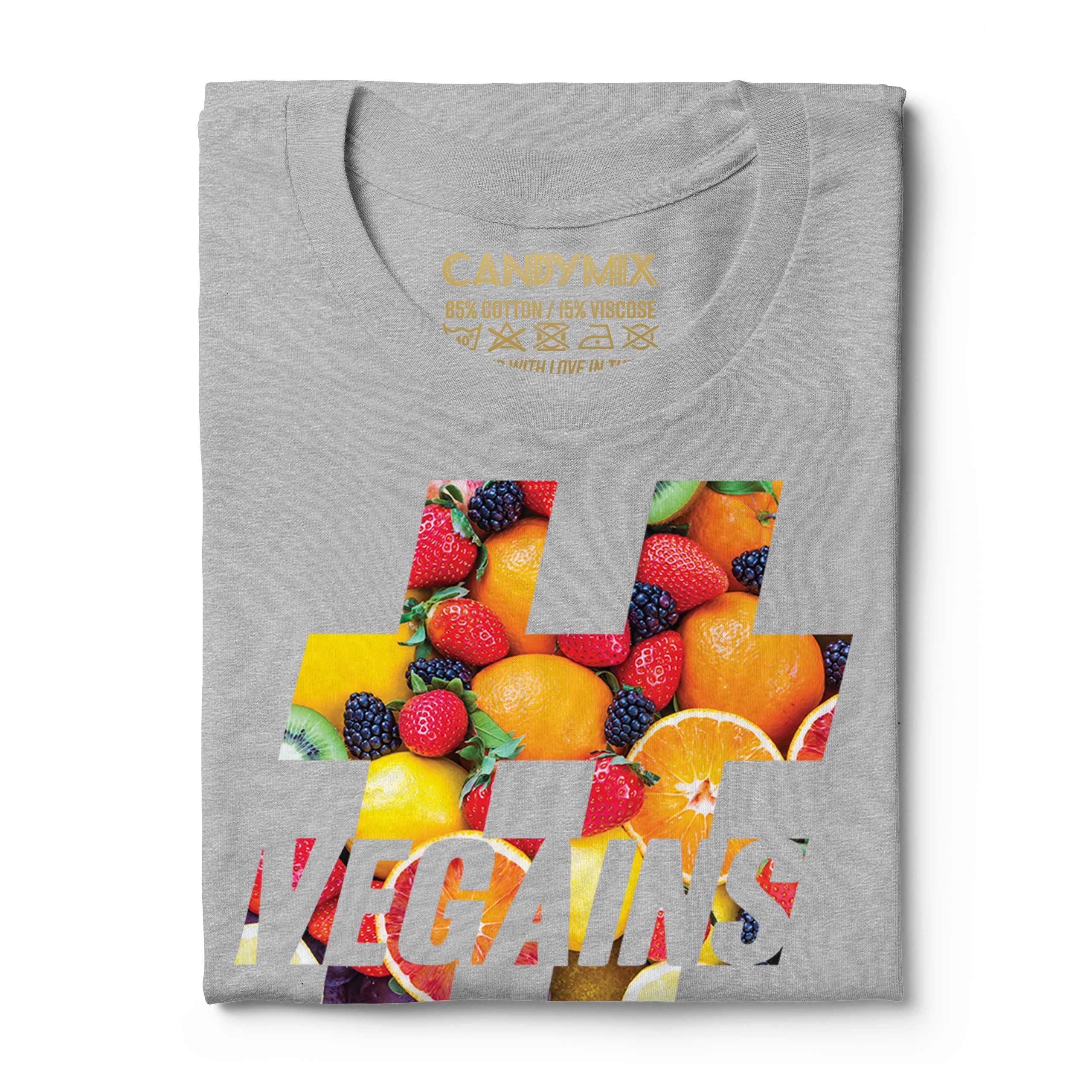 Hashtag Vegains Uomo T-Shirt Regalo per Vegani Cibo - Foto 15 di 21