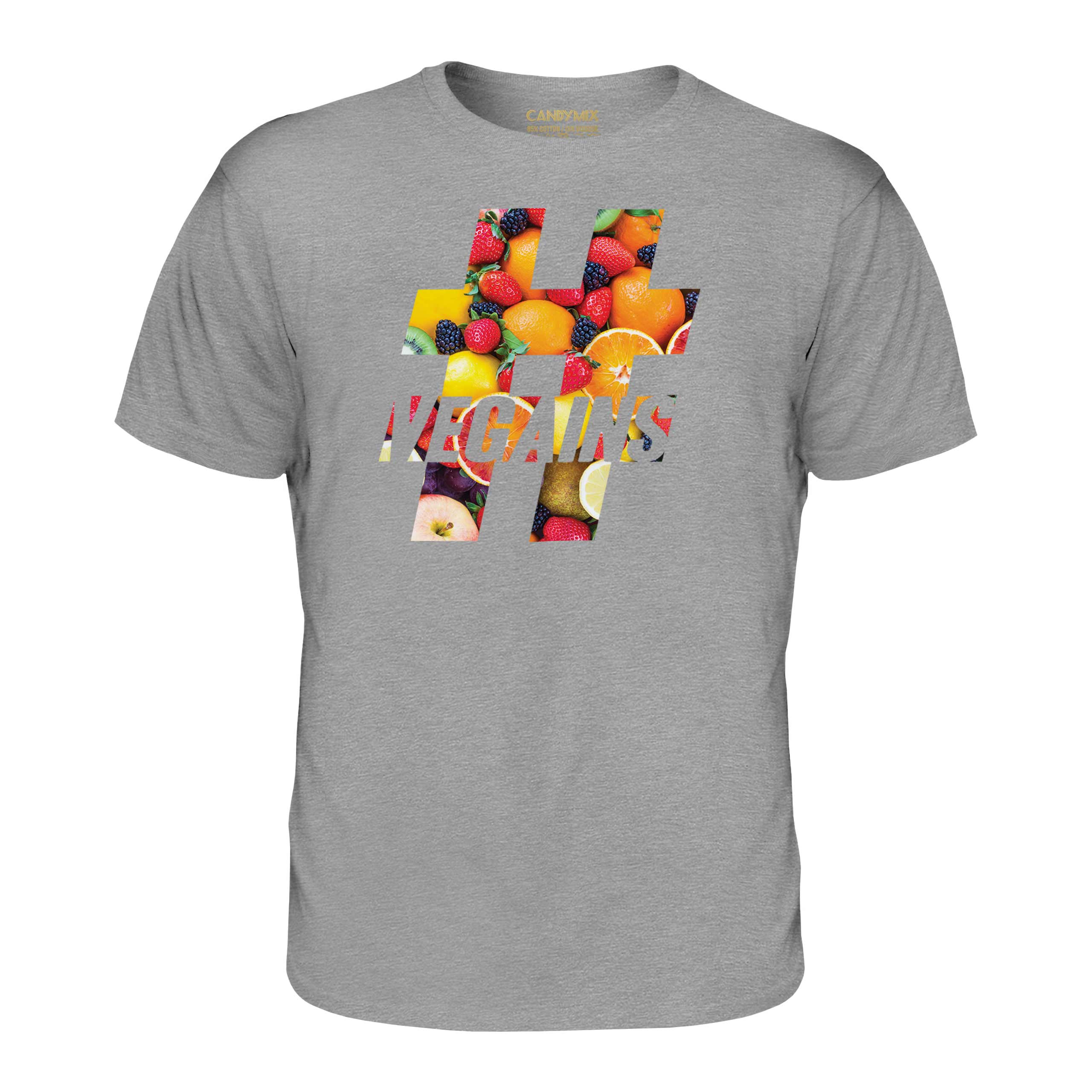 Hashtag Vegains Uomo T-Shirt Regalo per Vegani Cibo - Foto 13 di 21