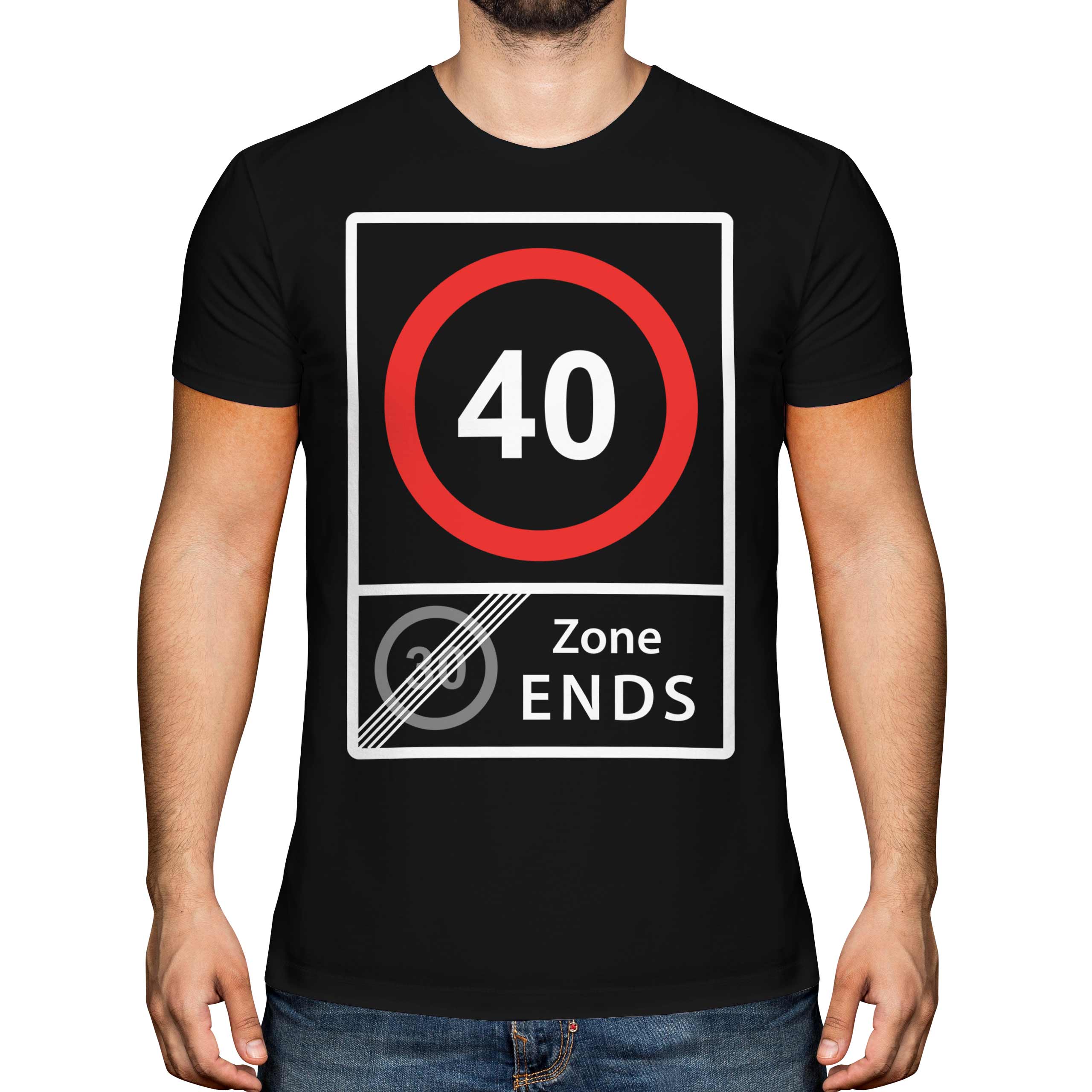 40 SPEED LIMIT FUNNY 40TH BIRTHDAY GIFT FOR MEN T-SHIRT TOP PRESENT YEARS  OLD | eBay