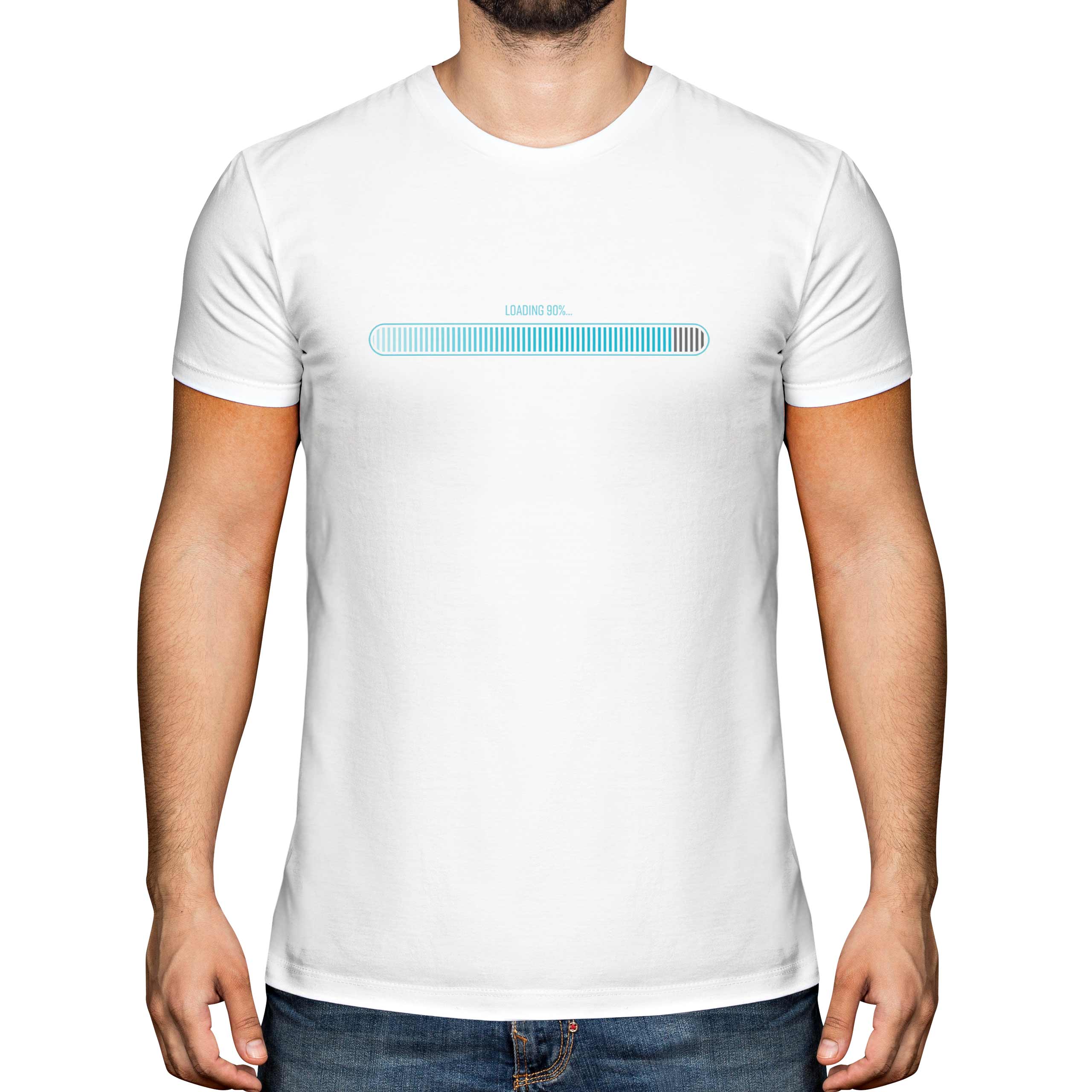 FUNNY 90TH BIRTHDAY PRESENT MENS T-SHIRT LOADING JOKE NOVELTY GIFT 