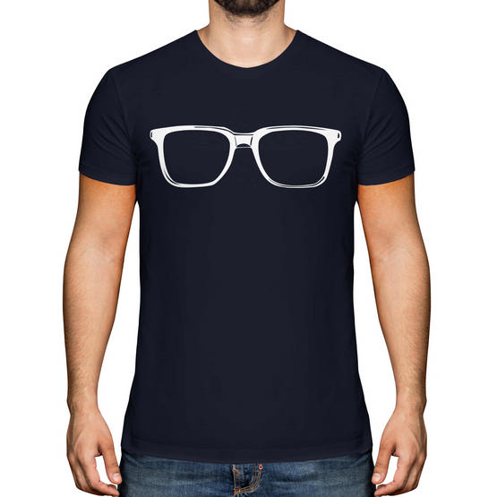 GEEK GLASSES MENS FASHION PRINT T-SHIRT TOP HIPSTER SWAG