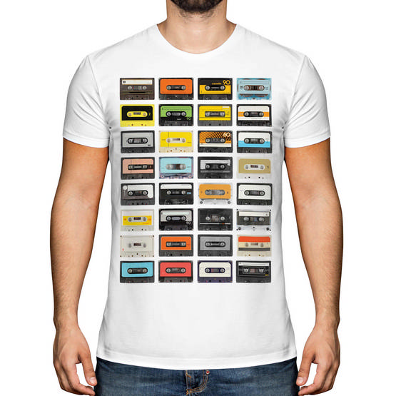 トップス vintage LEONARD music tops dt White.jpg