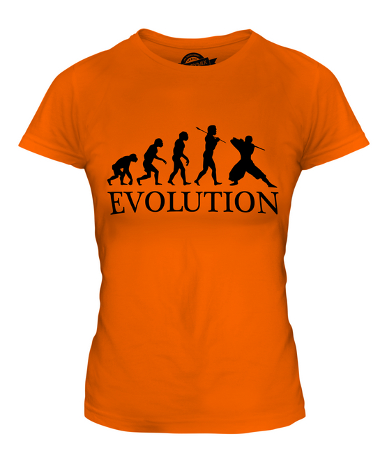 NINJA EVOLUTION DES MENSCHEN DAMEN T-SHIRT TEE SHIRT TOP 36 38 40 42 44 46 48 - Picture 7 of 14