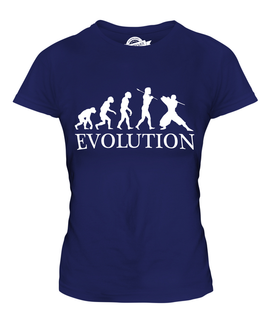 NINJA EVOLUTION DES MENSCHEN DAMEN T-SHIRT TEE SHIRT TOP 36 38 40 42 44 46 48 - Picture 5 of 14