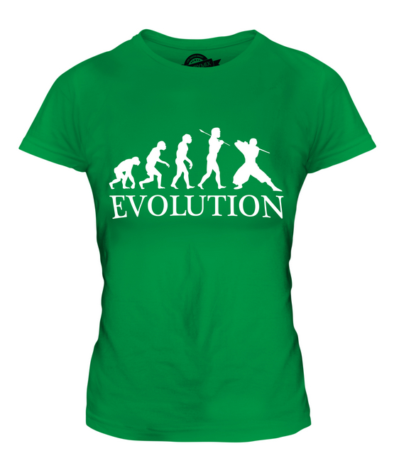 NINJA EVOLUTION DES MENSCHEN DAMEN T-SHIRT TEE SHIRT TOP 36 38 40 42 44 46 48 - Picture 10 of 14