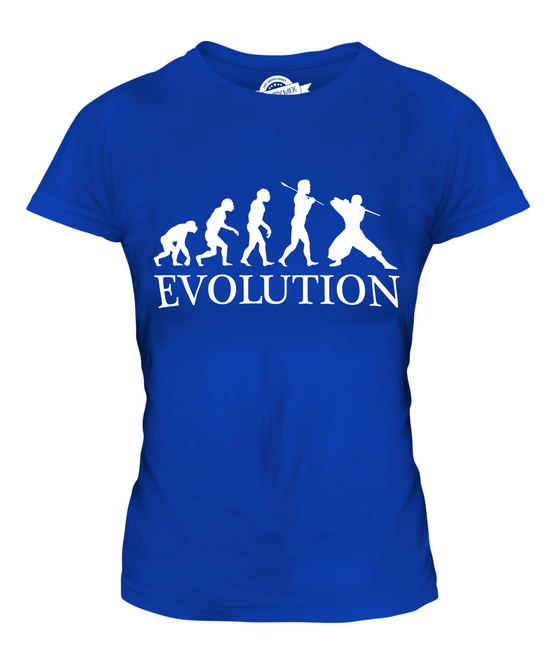 NINJA EVOLUTION DES MENSCHEN DAMEN T-SHIRT TEE SHIRT TOP 36 38 40 42 44 46 48 - Picture 13 of 14