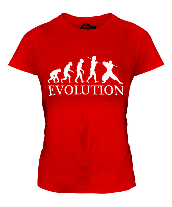 NINJA EVOLUTION DES MENSCHEN DAMEN T-SHIRT TEE SHIRT TOP 36 38 40 42 44 46 48 - Picture 6 of 14