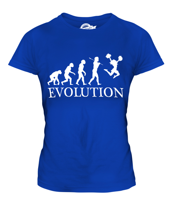 Damen Girlie T-Shirt The Evolution of cheerleading Tanzen American Football 