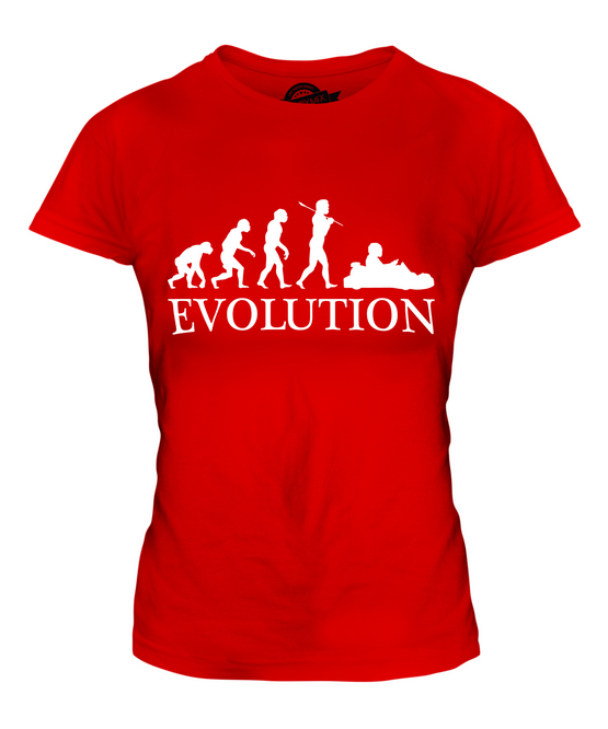 Go karting  Evolution of man t-shirt EVOLUTION-KART t-shirt 