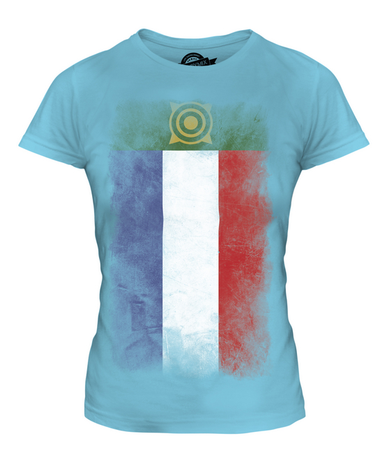 KHAKASSIA FADED FLAG LADIES T-SHIRT TEE TOP FOOTBALL GIFT SHIRT CLOTHING JERSEY - Picture 12 of 14